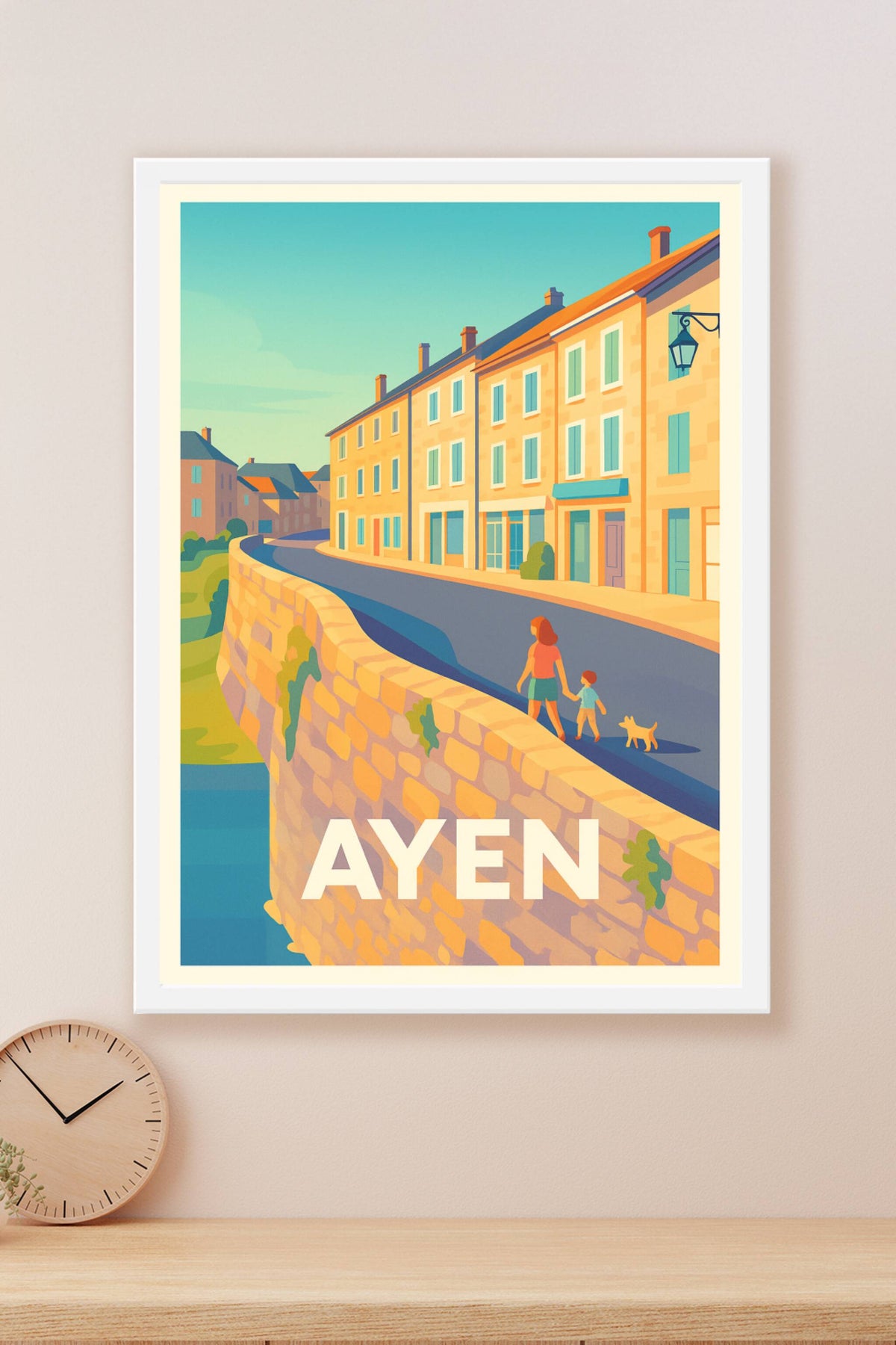 Affiche Ayen — Promenade paisible au cœur du village · poster d'art de Ayen