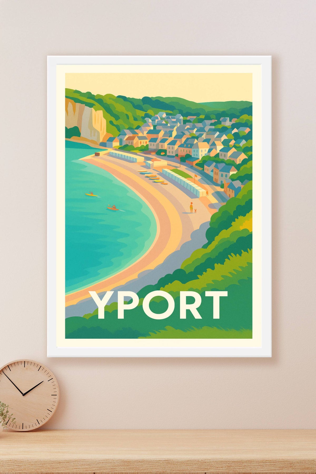 Affiche Yport — Escapade Bucolique au Bord de la Manche · poster d'art de Yport