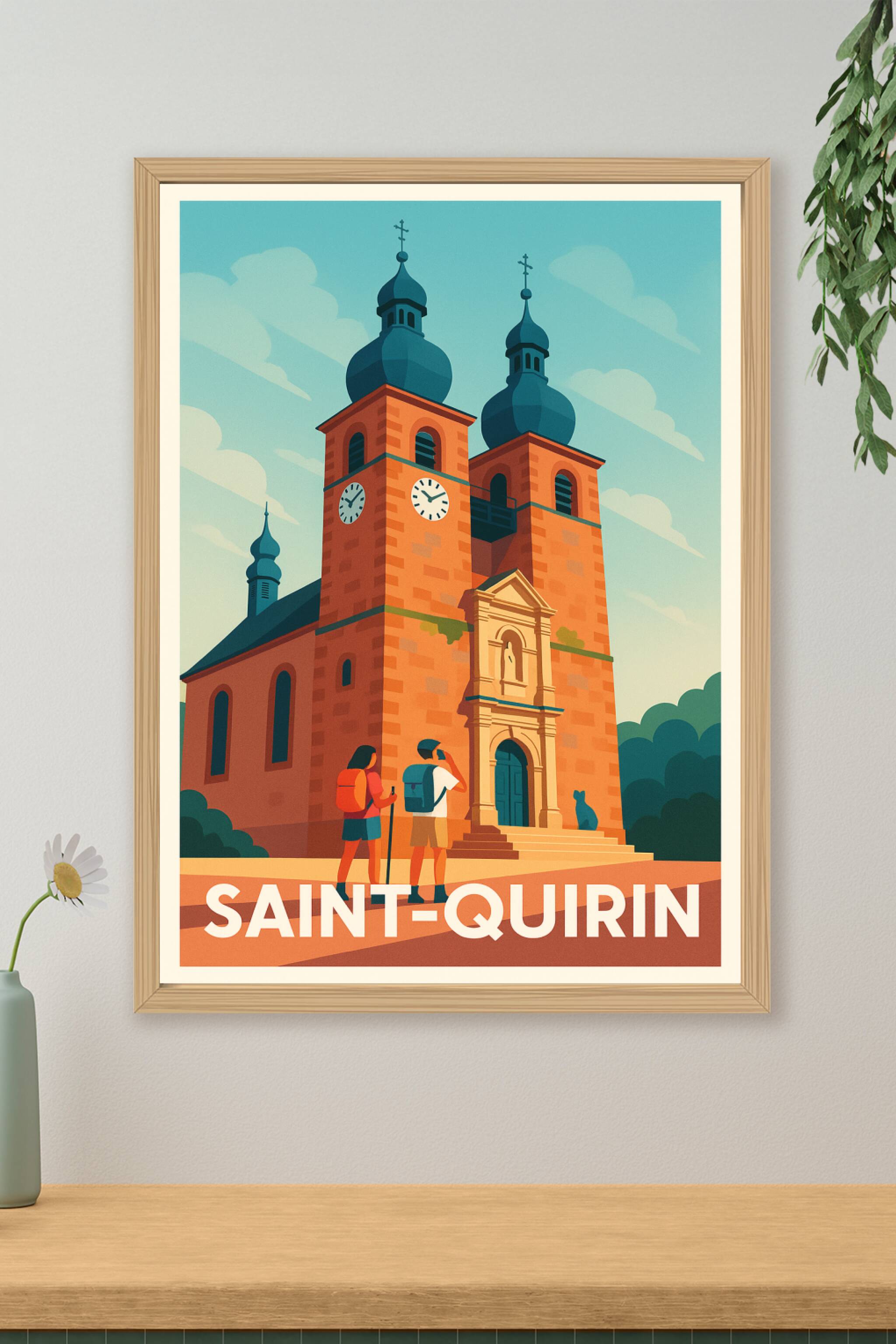 Affiche de Saint-Quirin - Découvrez le charme historique