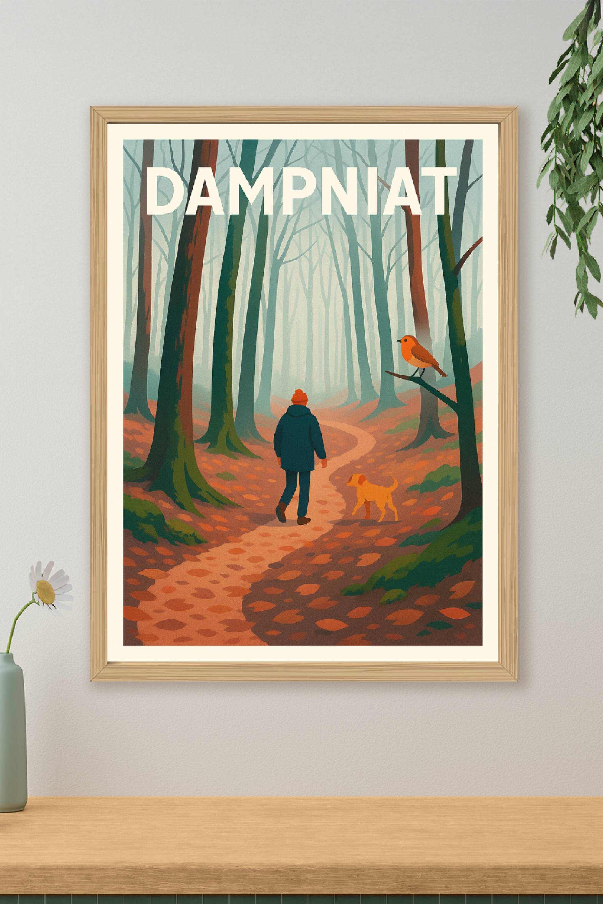 Affiche de Dampniat - Promenade automnale en forêt
