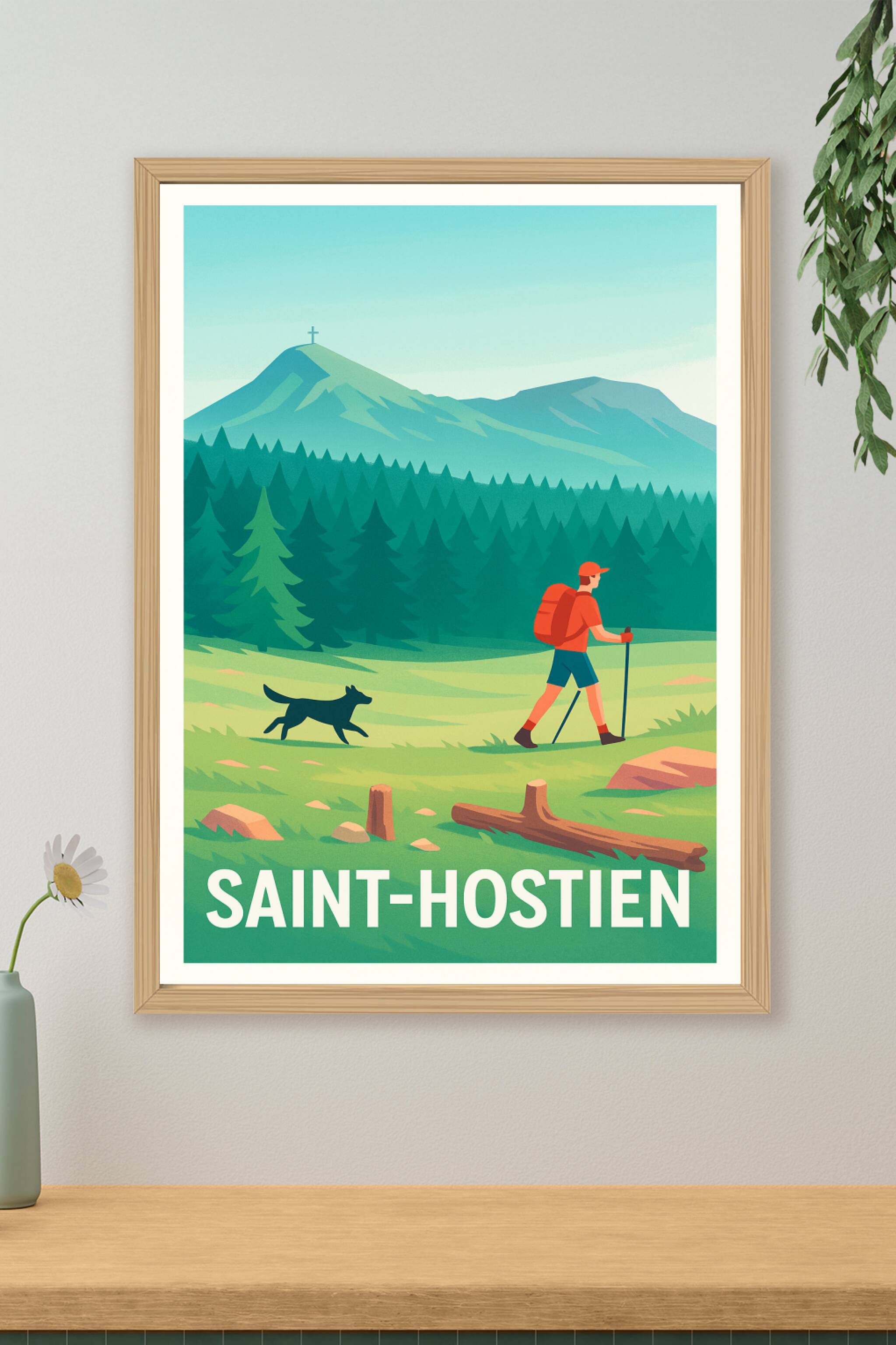 Affiche de Saint-Hostien - Randonnée au cœur de la nature
