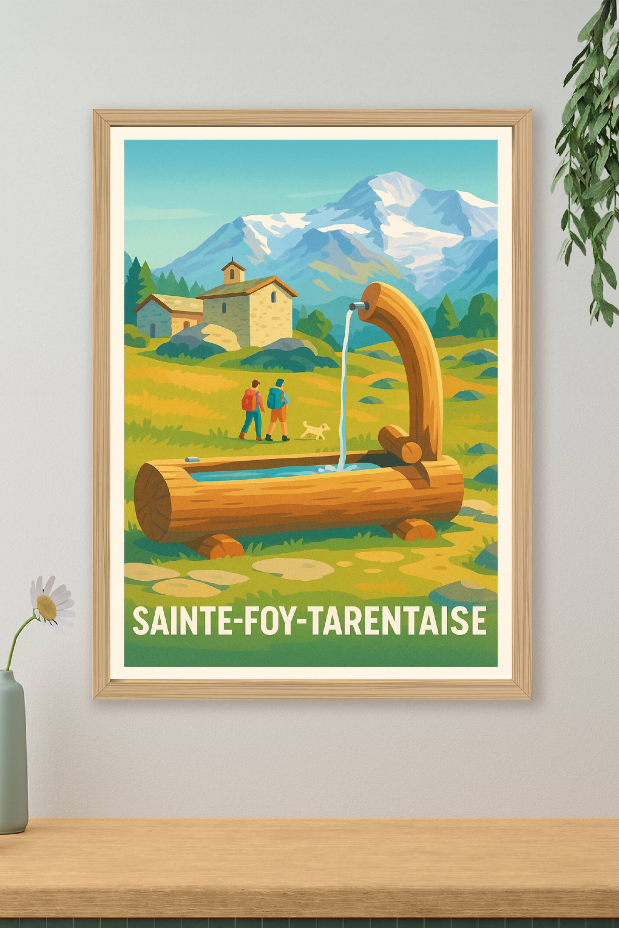 Affiche de Sainte-Foy-Tarentaise - Évasion Montagnarde Authentique