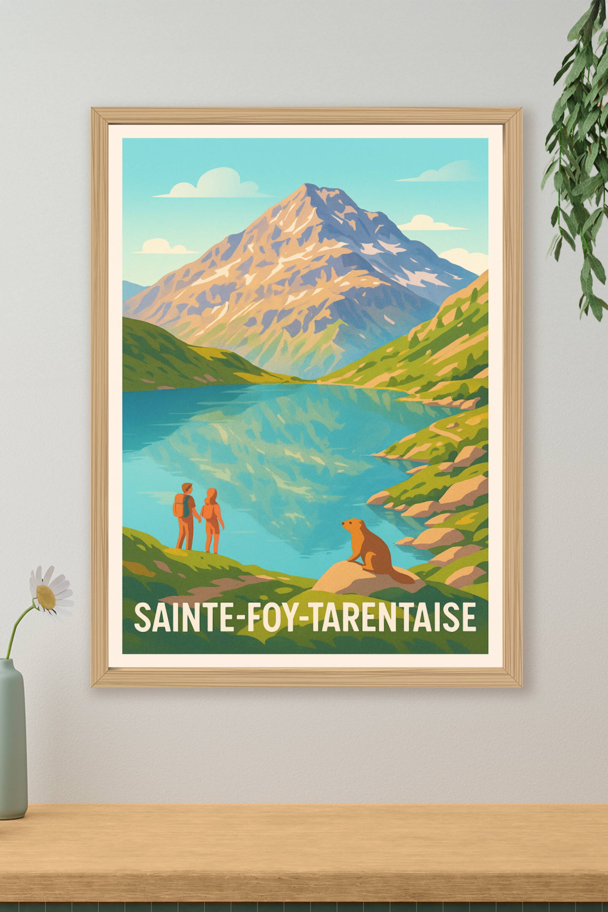 Affiche de Sainte-Foy-Tarentaise - Évasion nature au cœur des Alpes