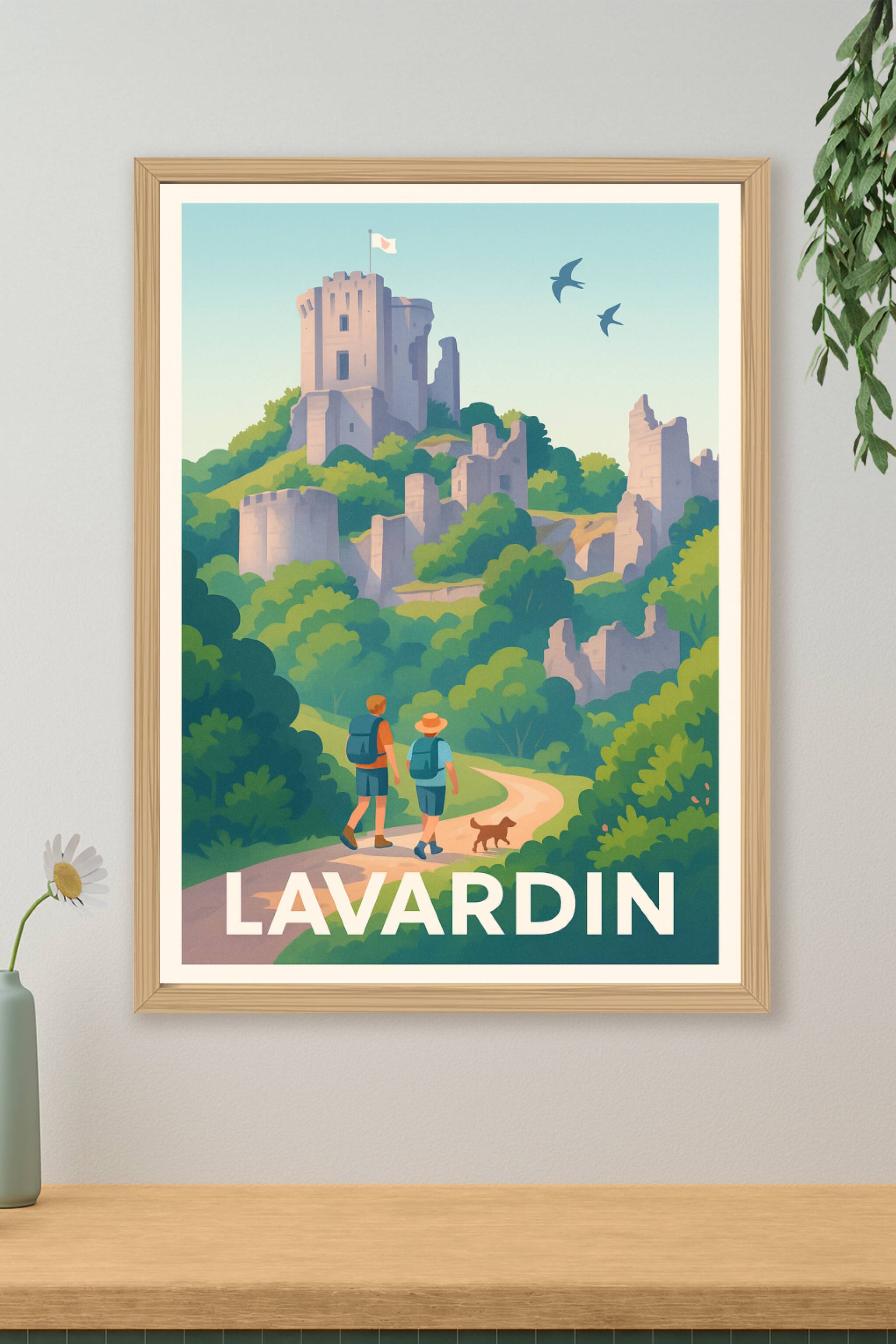 Affiche de Lavardin - L'appel de l'aventure médiévale