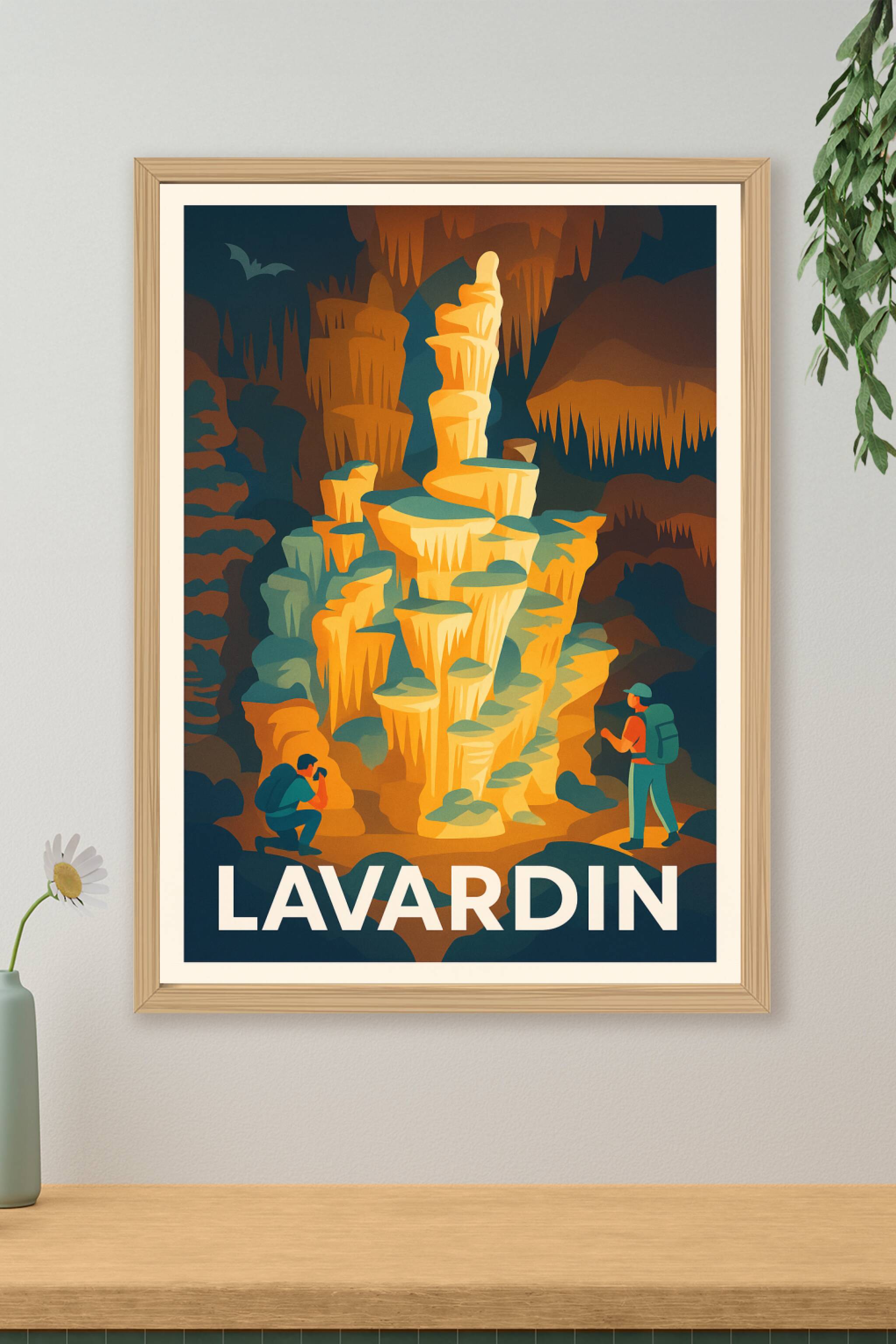 Affiche de Lavardin - Exploration des merveilles souterraines