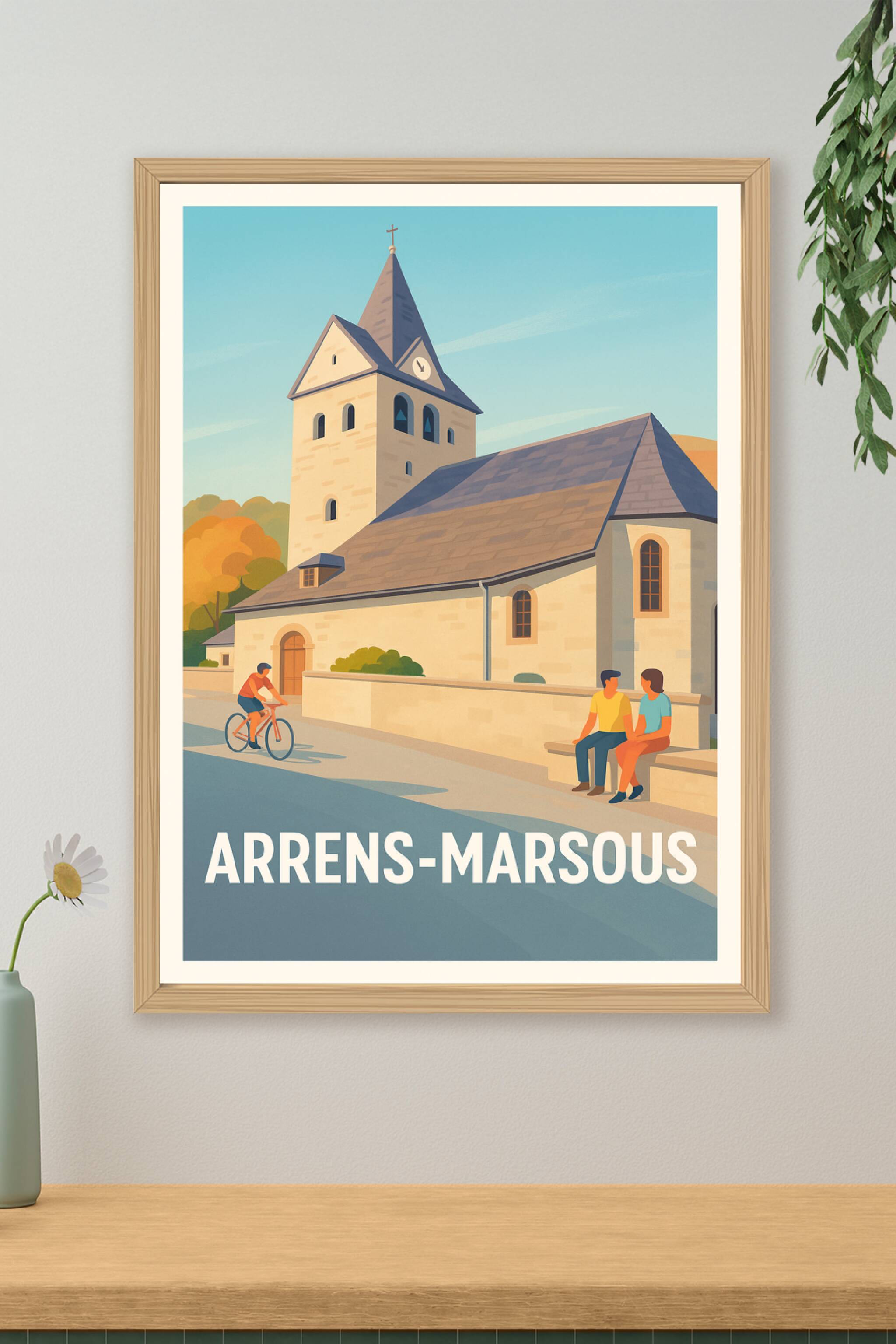 Affiche de Arrens-Marsous - Charme et douceur des montagnes pyrénéennes