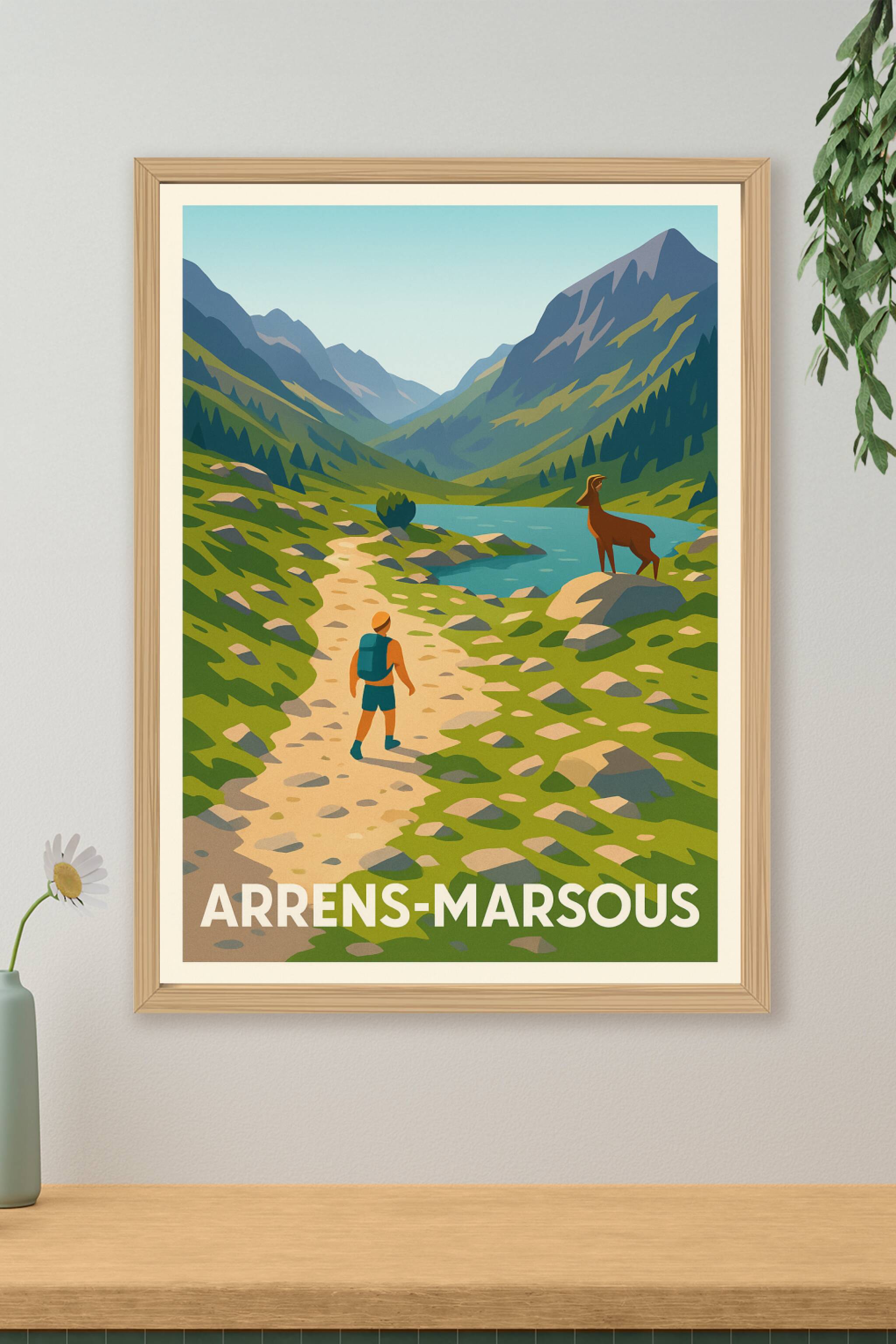 Affiche de Arrens-Marsous - Évasion Montagnarde au Cœur des Pyrénées