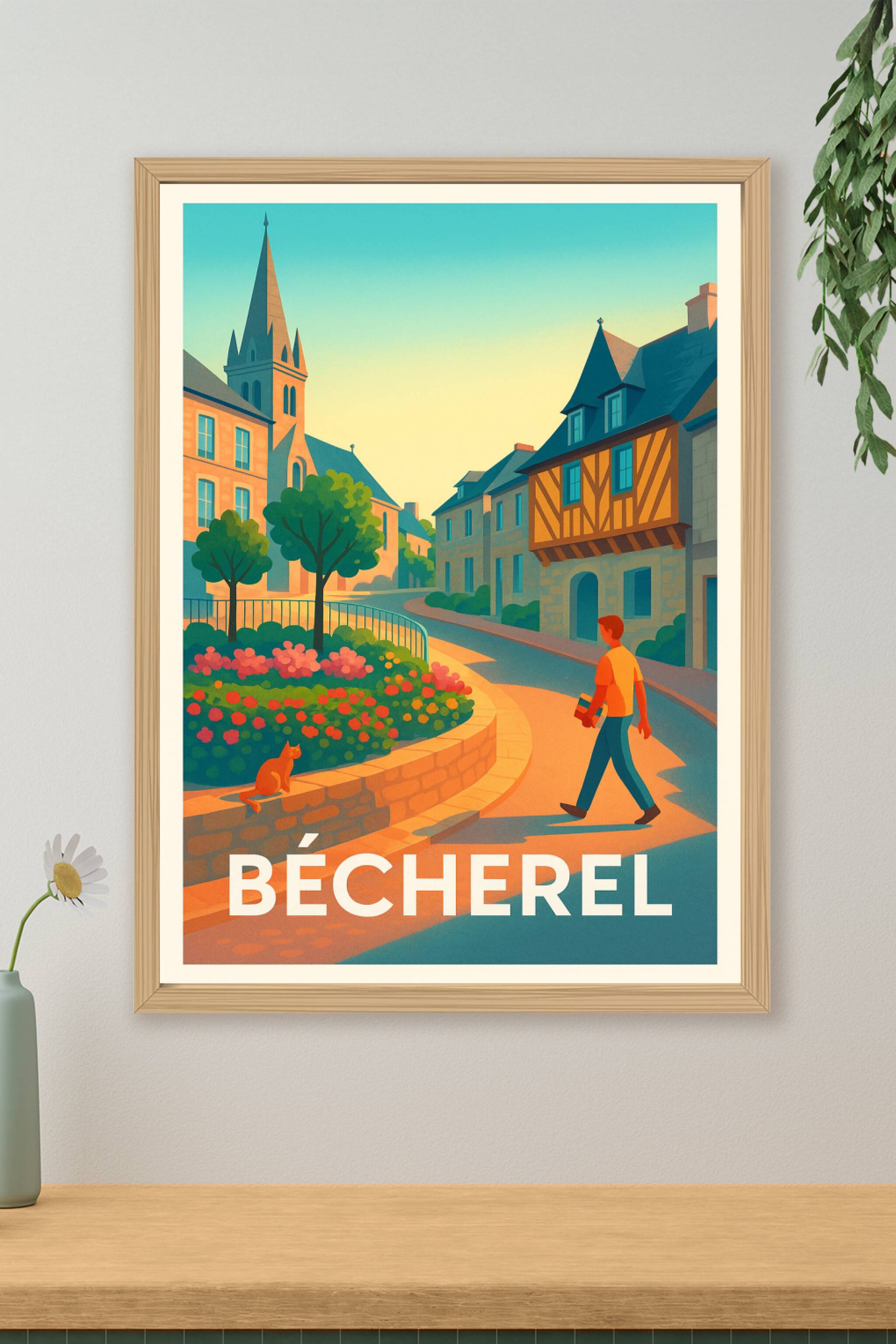 Affiche de Bécherel - Le charme d’un village littéraire