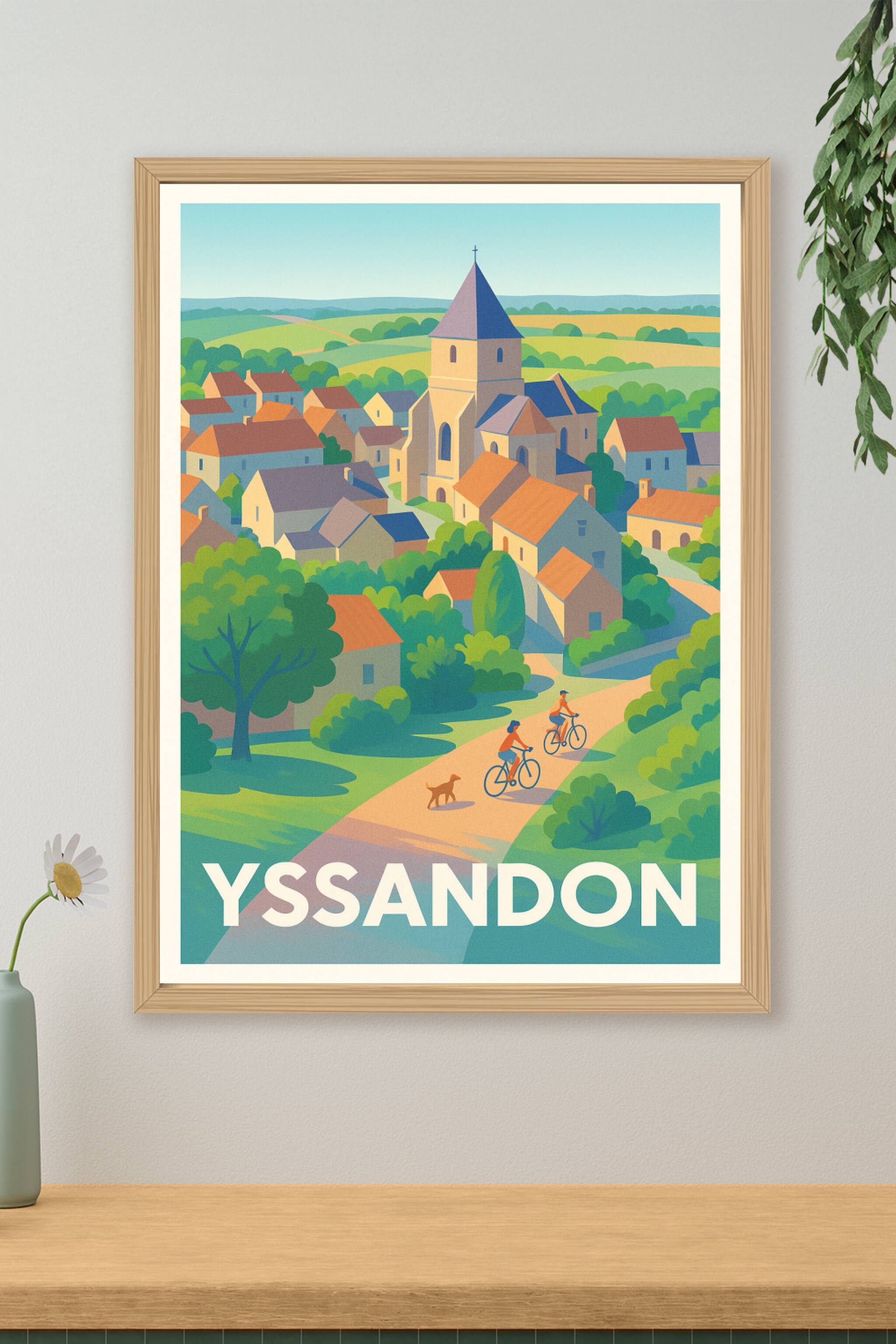 Affiche de Yssandon - Charme bucolique et douceur de vivre