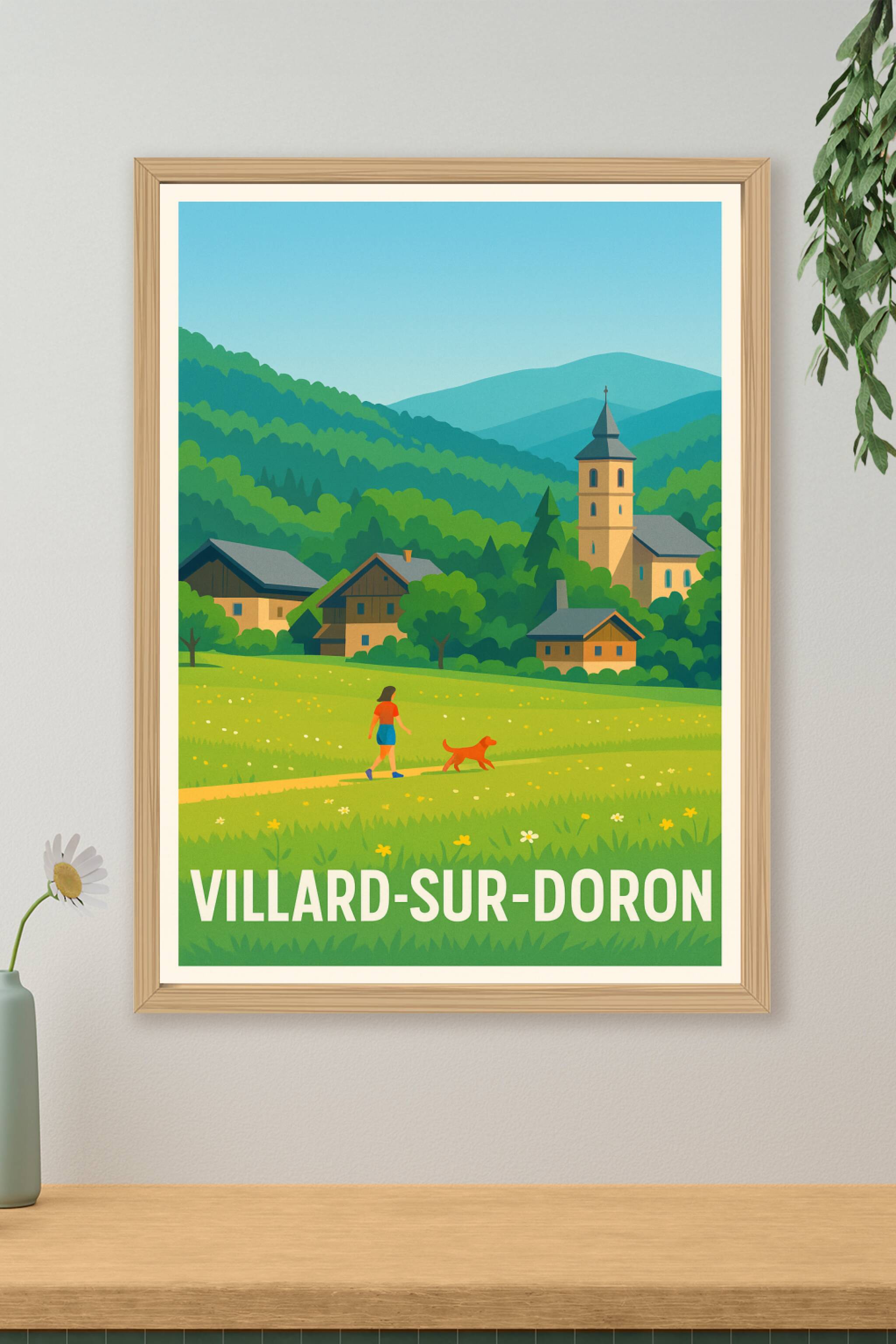 Affiche de Villard-sur-Doron - Escapade bucolique en montagne