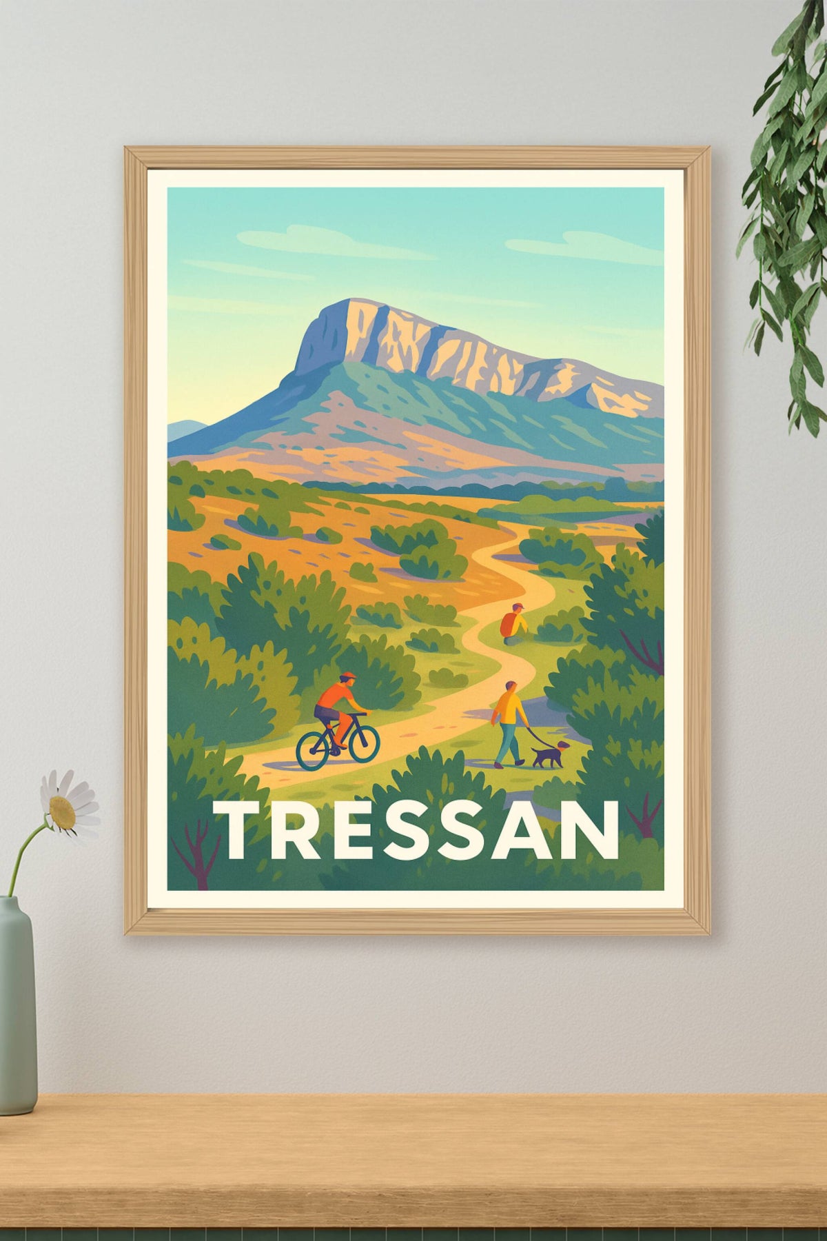 Affiche Tressan — Nature et balades vivifiantes · poster d'art de Tressan