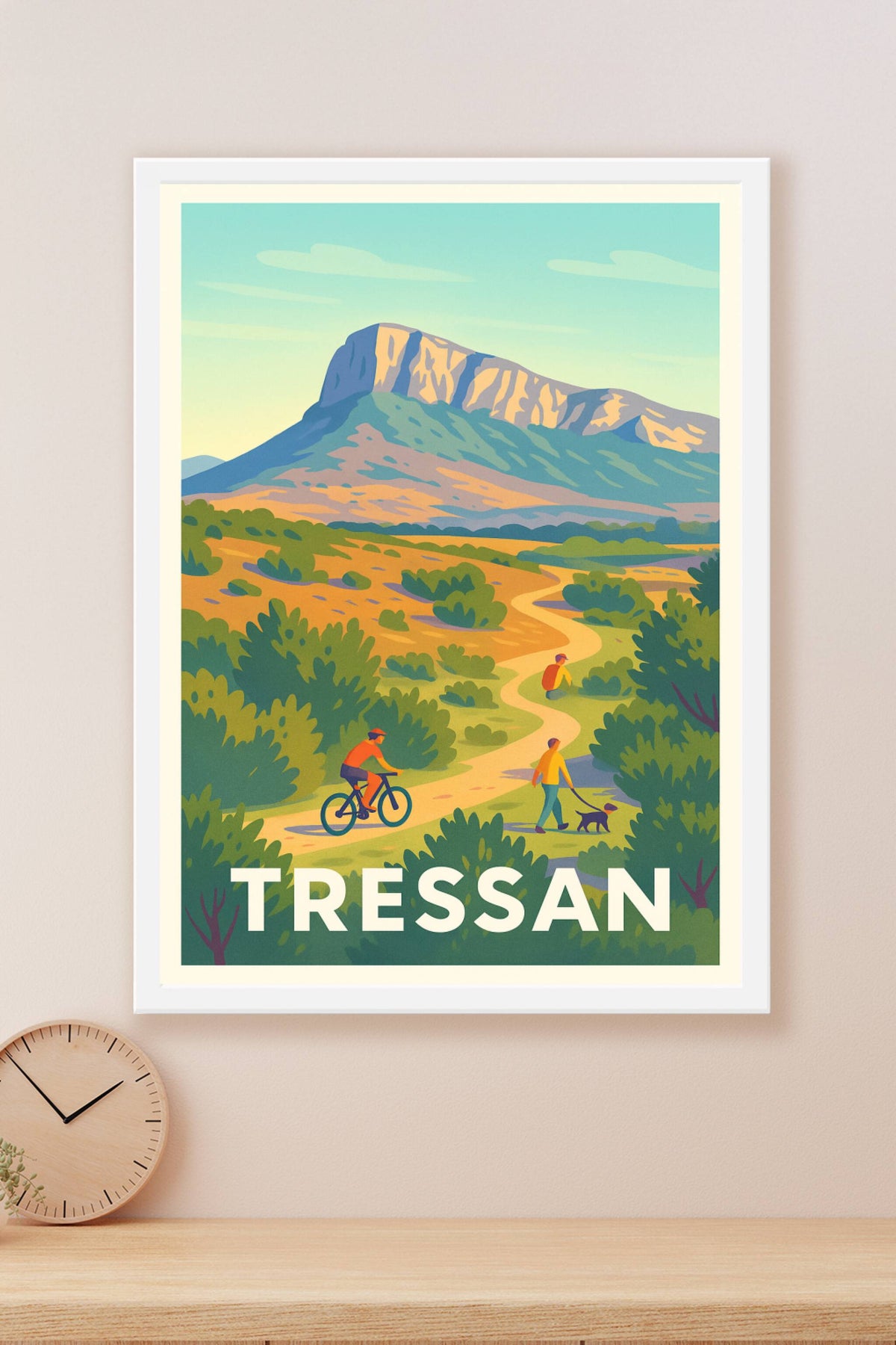 Affiche Tressan — Nature et balades vivifiantes · poster d'art de Tressan