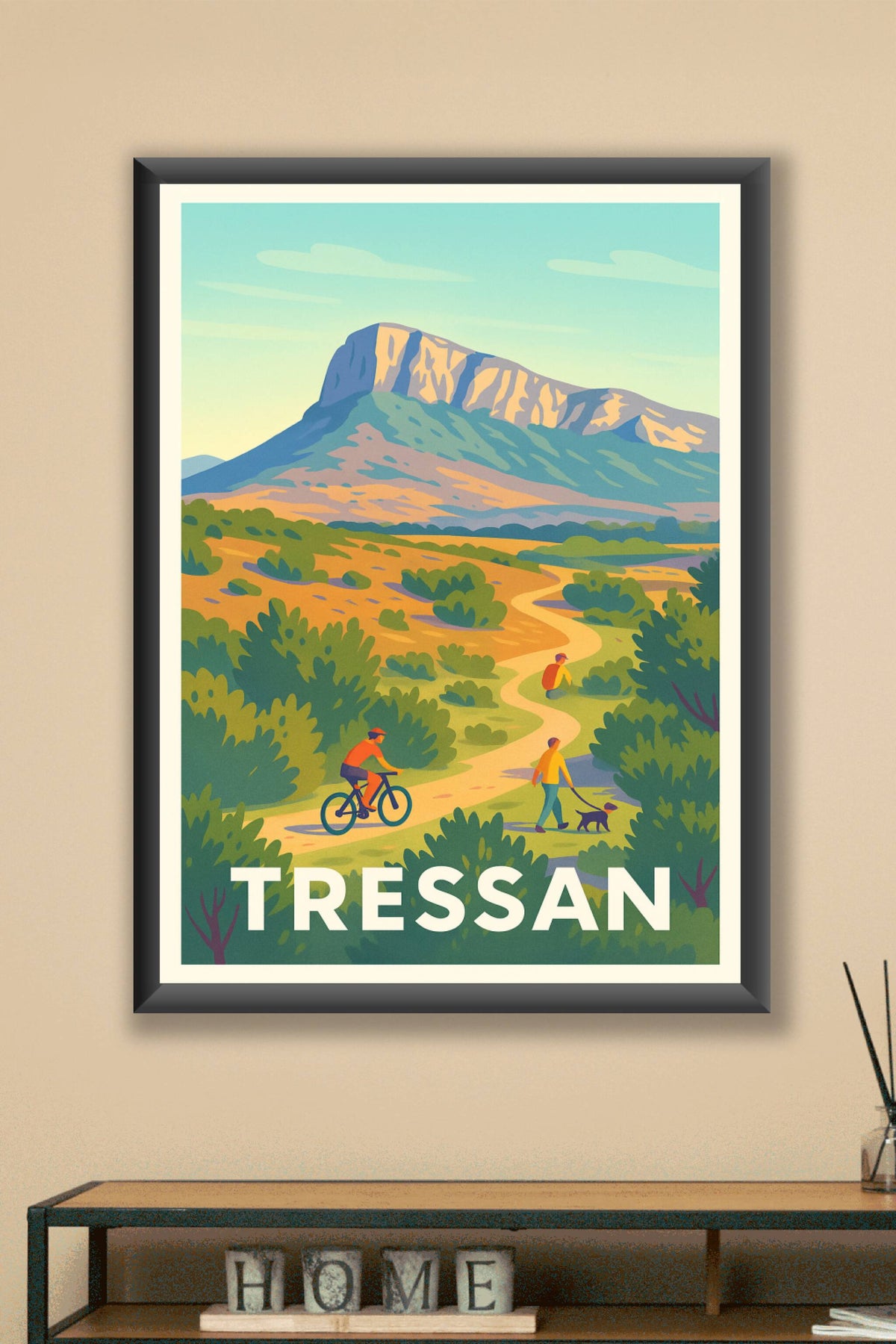 Affiche Tressan — Nature et balades vivifiantes · poster d'art de Tressan