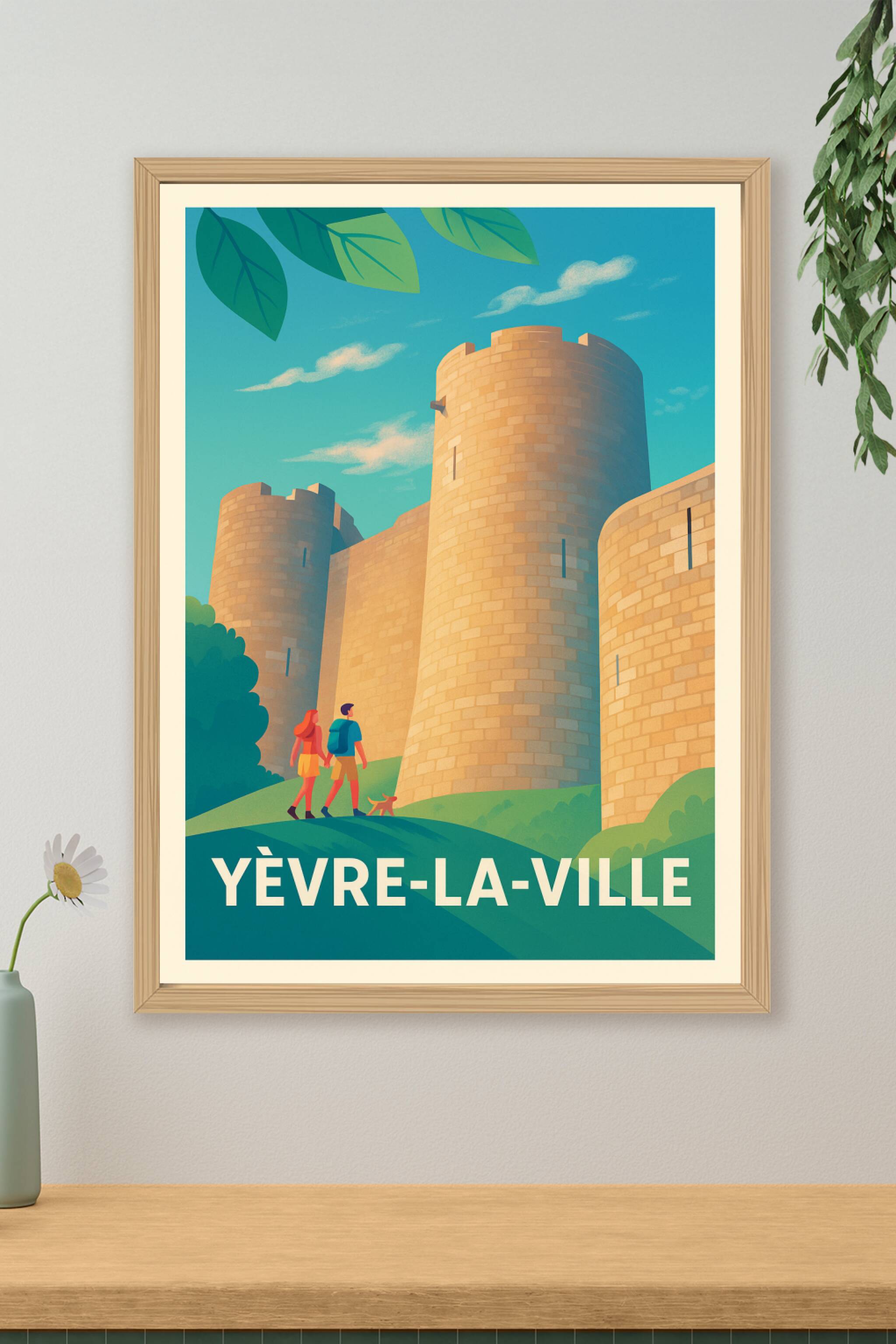 Affiche de Yèvre-la-Ville - Flânerie au pied des fortifications historiques