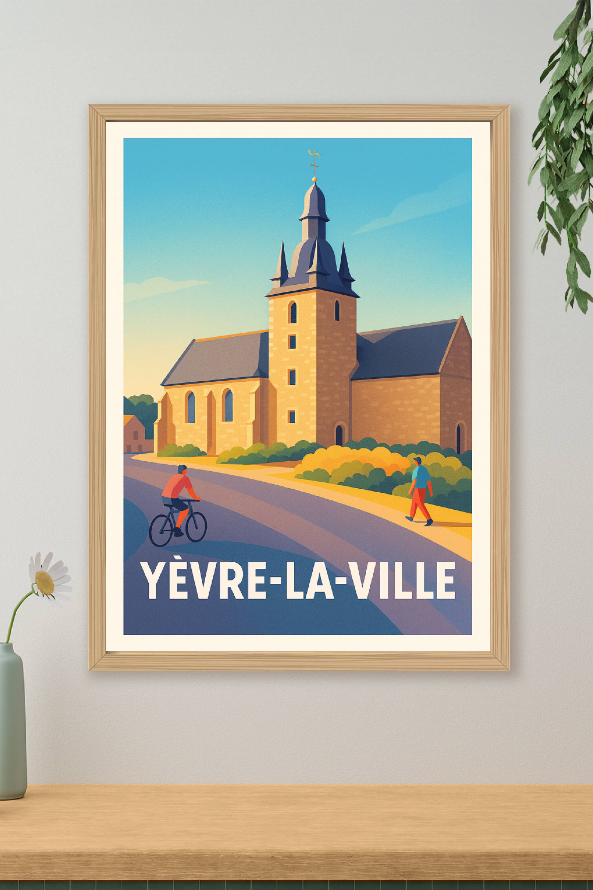 Affiche de Yèvres-la-Ville - Tranquillité au cœur du patrimoine