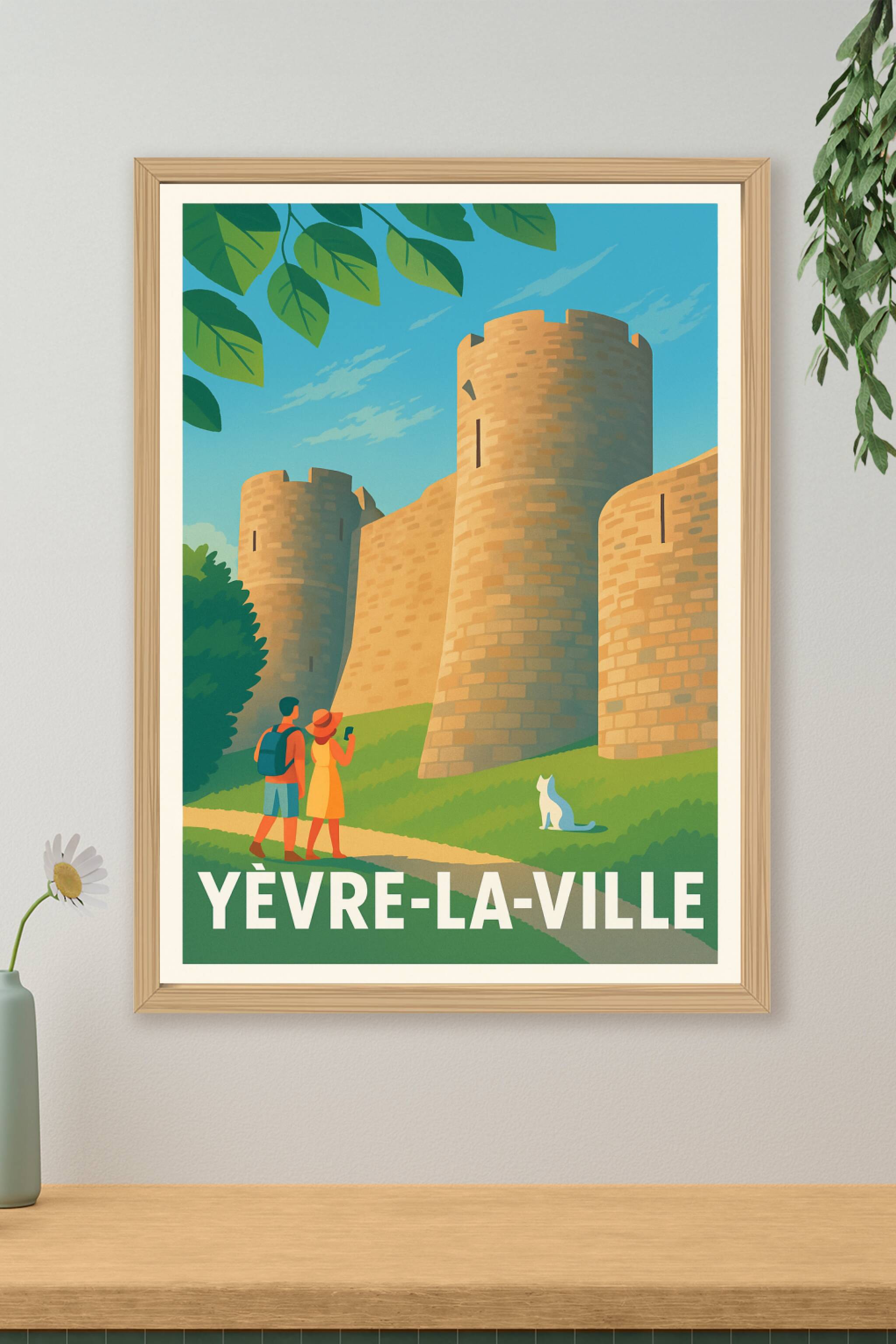 Affiche de Yèvre-la-Ville - Découvrez l'enchantement médiéval