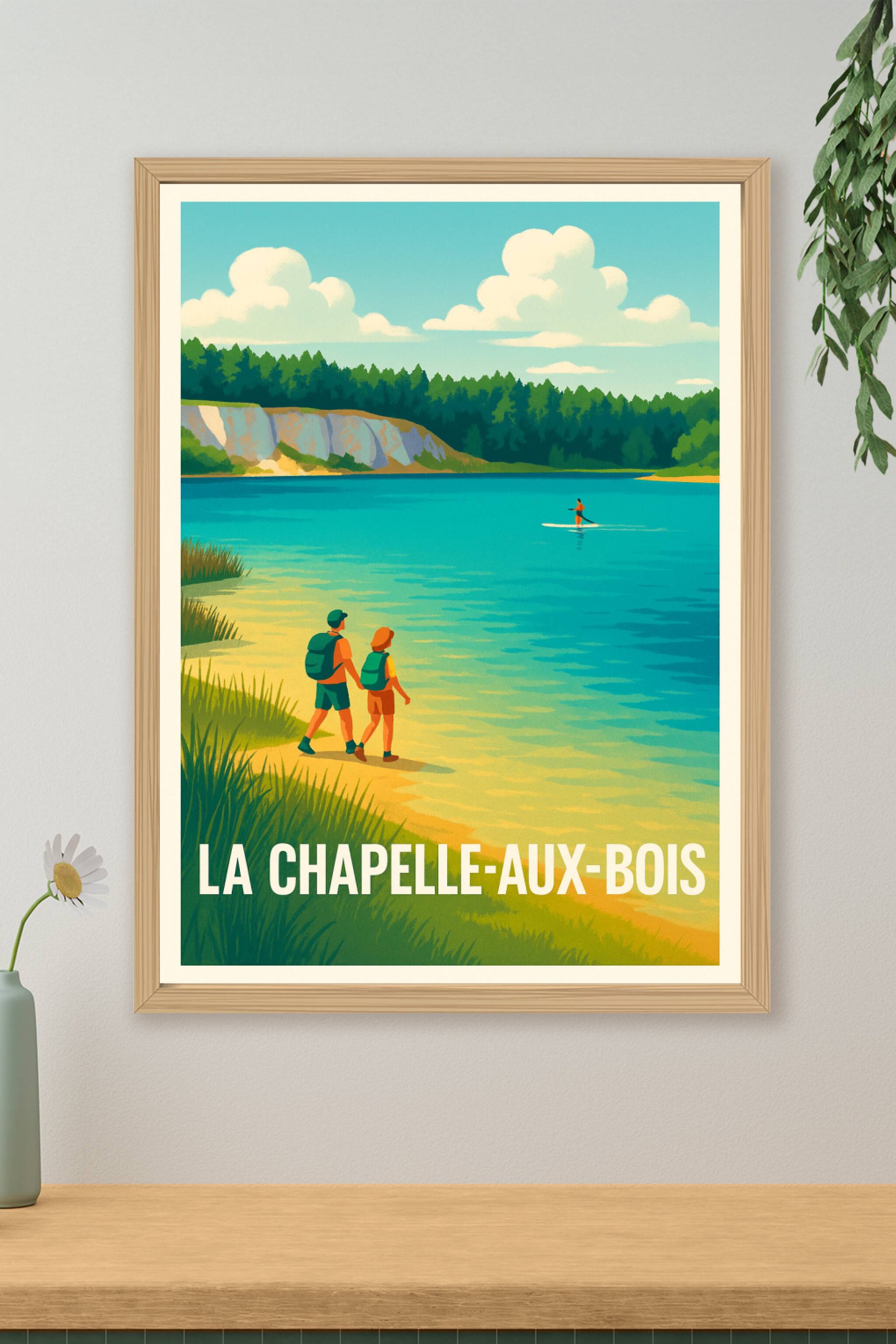 Affiche de La Chapelle-aux-Bois - Évasion au fil de l'eau