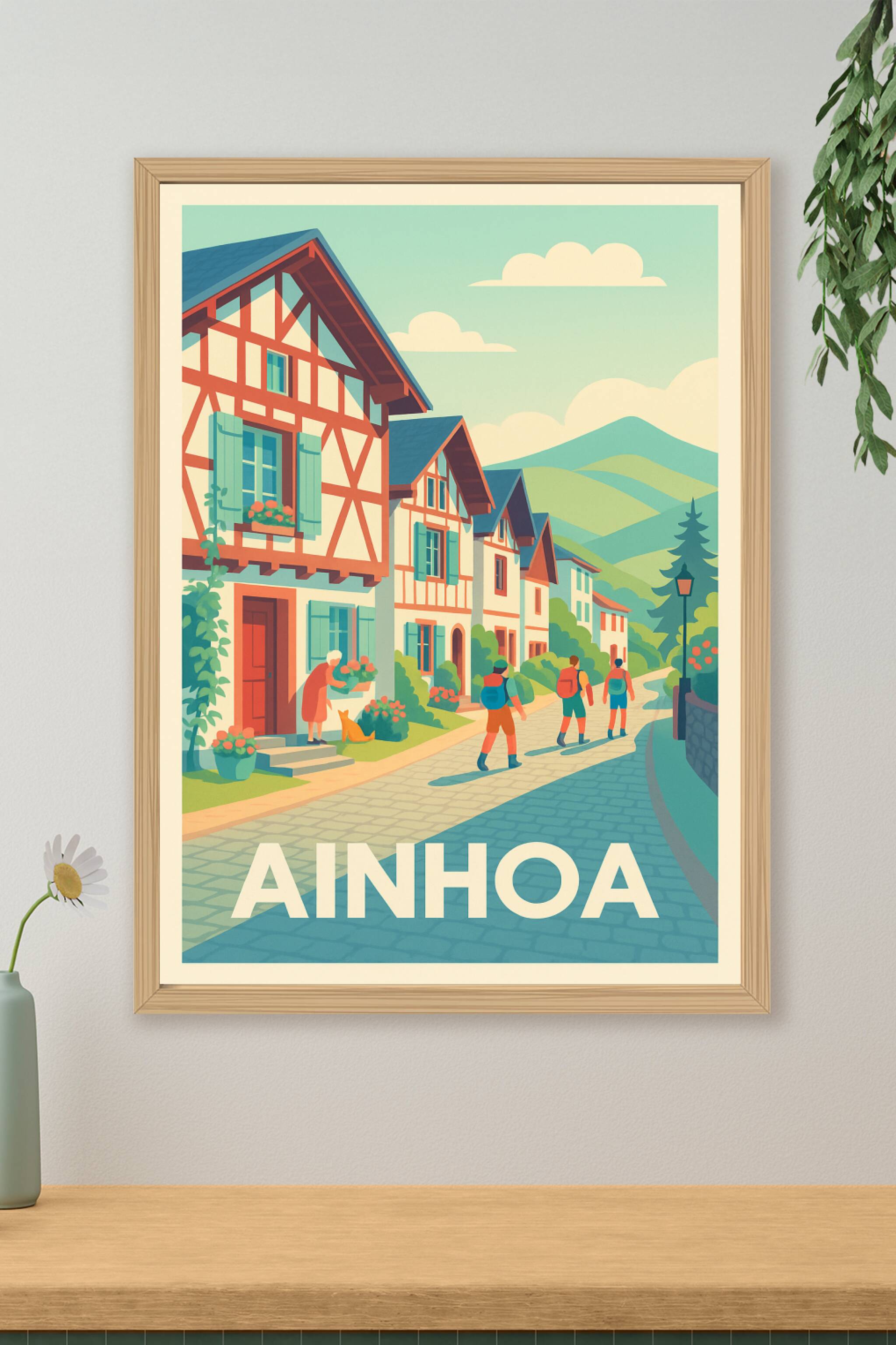 Affiche de Ainhoa - Charme Basque en Promenade
