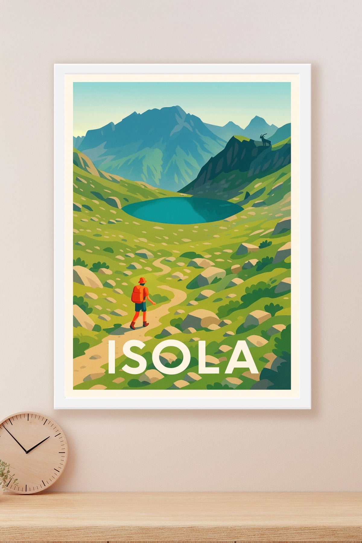 Affiche Isola — Nature et Aventure en Montagne · poster d'art de Isola