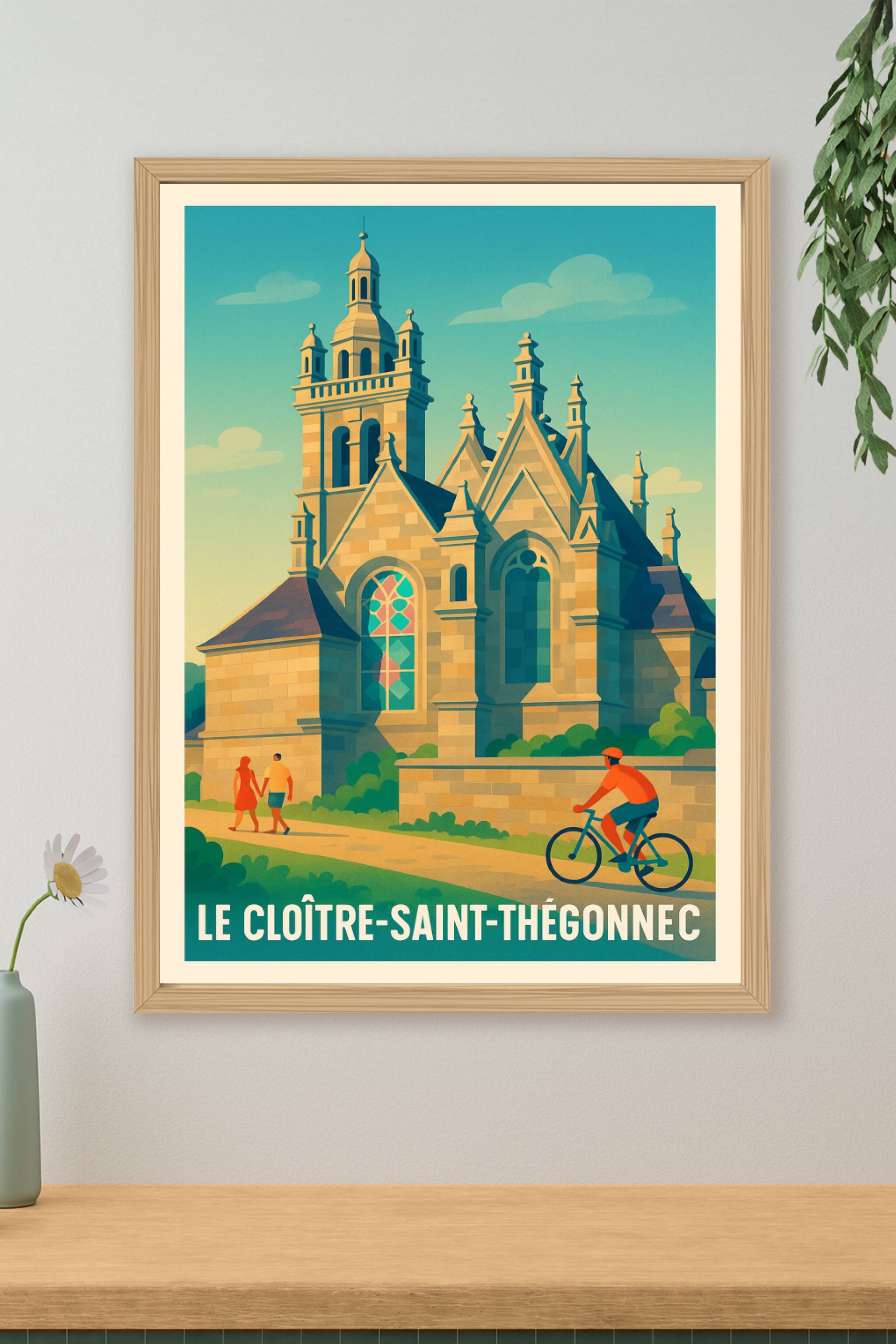 Affiche de Le Cloître-Saint-Thégonnec - Voyage au cœur d'une architecture bretonne emblématique