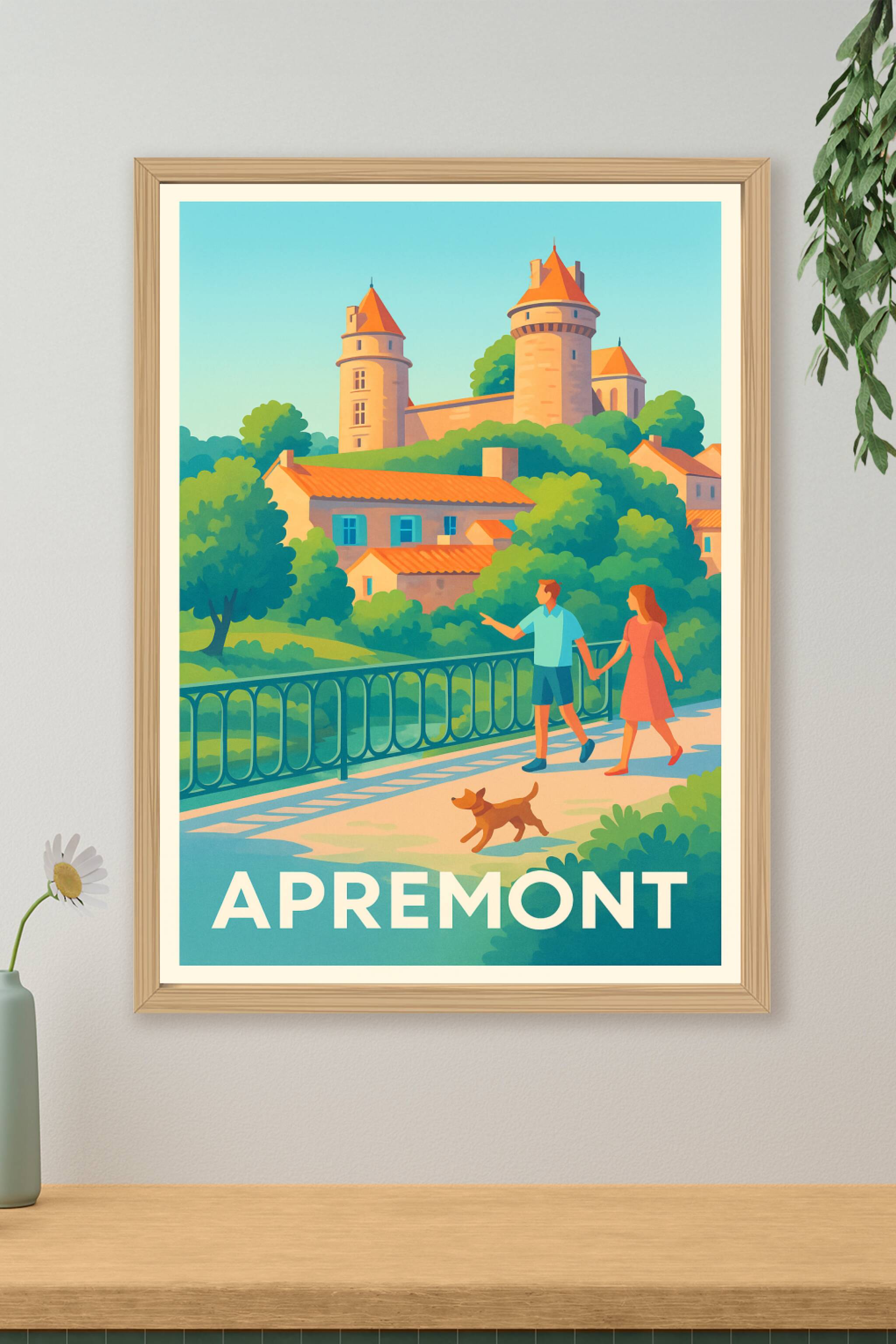 Affiche de Apremont - Un charme bucolique à découvrir