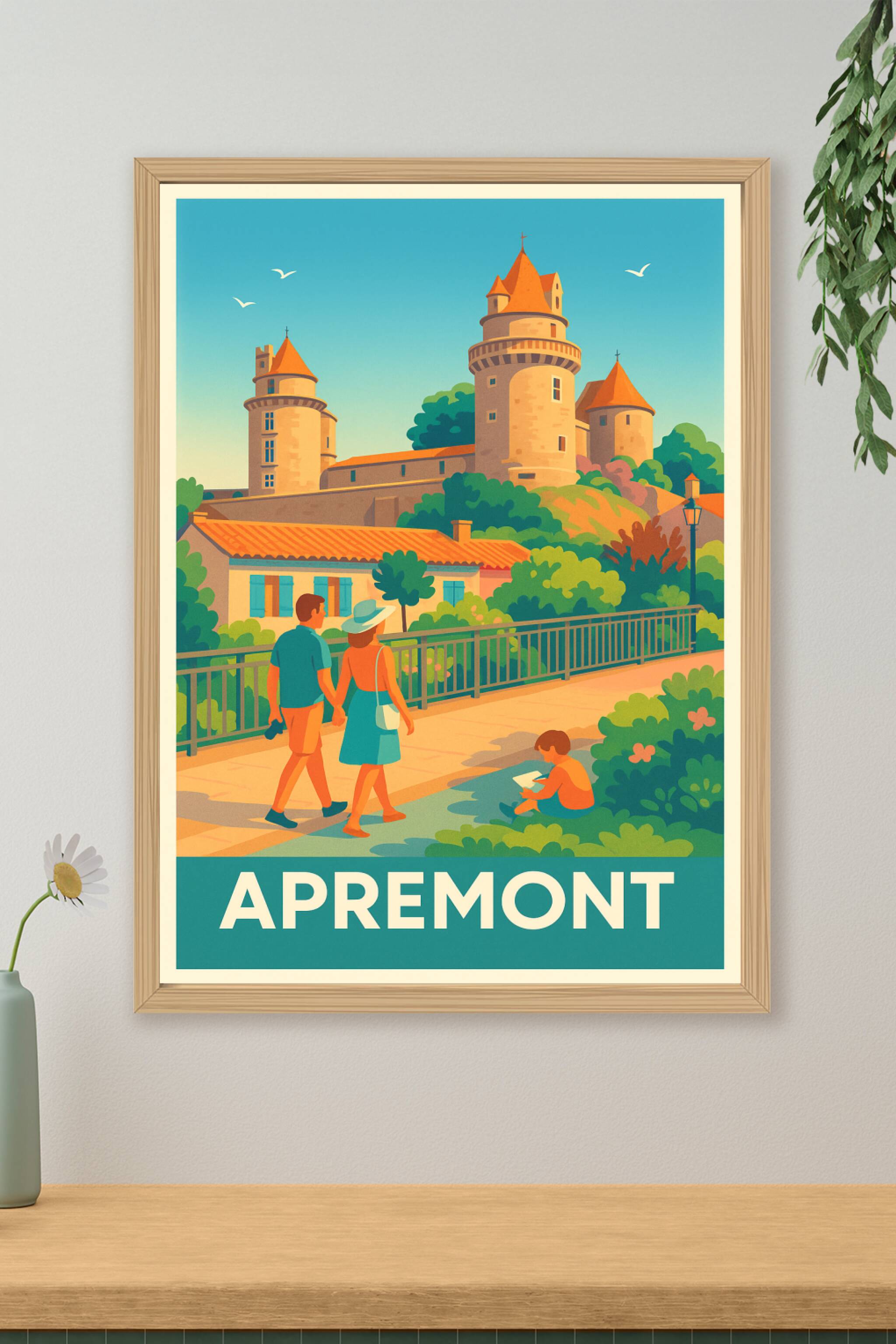 Affiche de Apremont - Charme médiéval et douceur de vivre