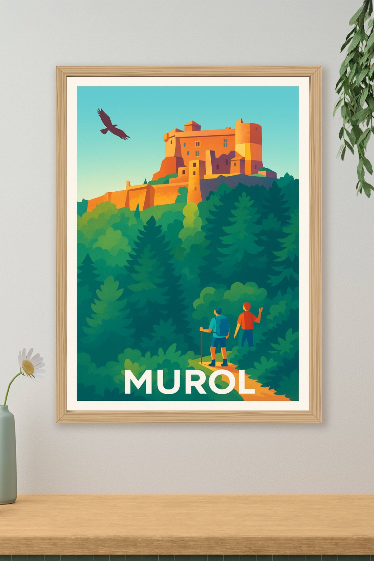 Affiche Murol — Aventures au cœur du château médiéval · poster d'art de Murol