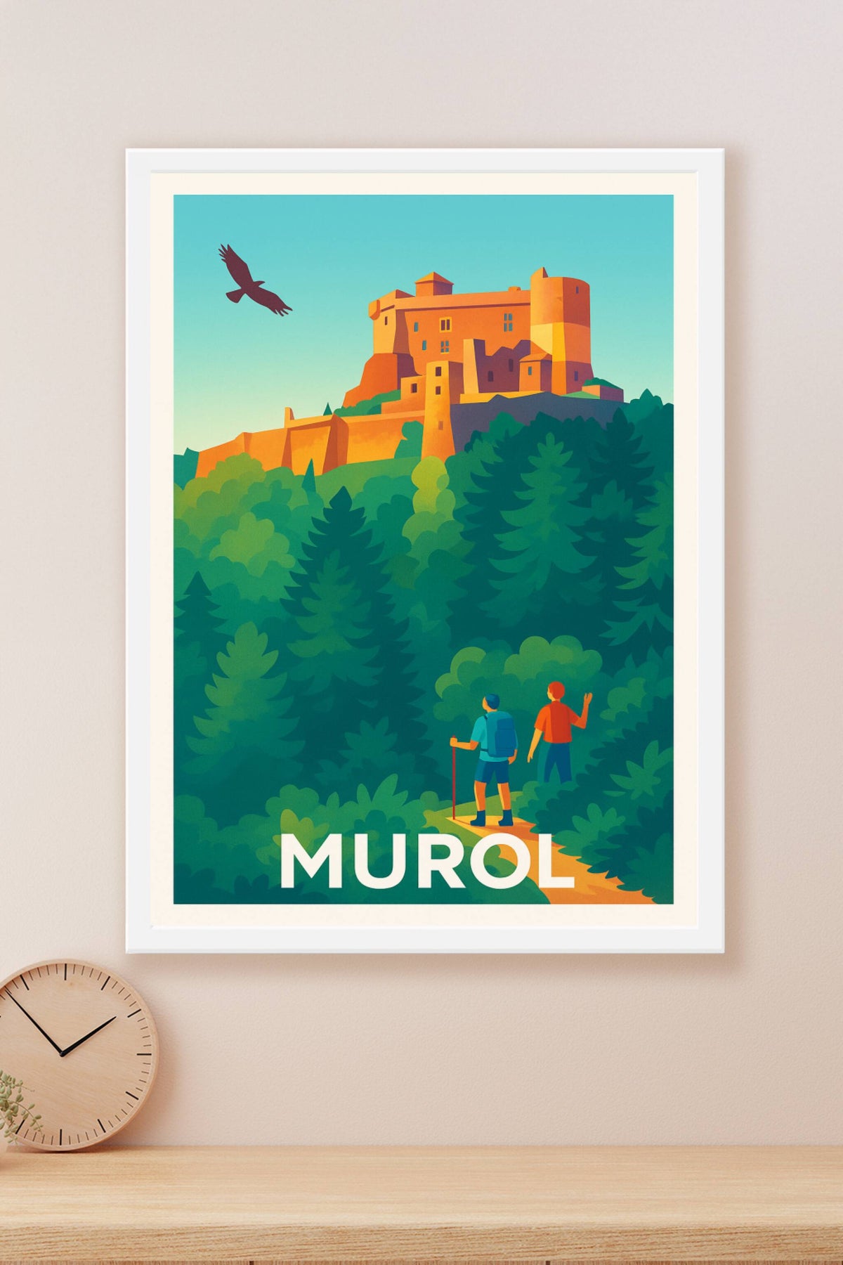 Affiche Murol — Aventures au cœur du château médiéval · poster d'art de Murol