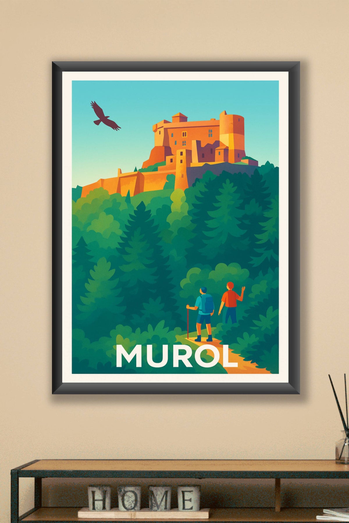 Affiche Murol — Aventures au cœur du château médiéval · poster d'art de Murol