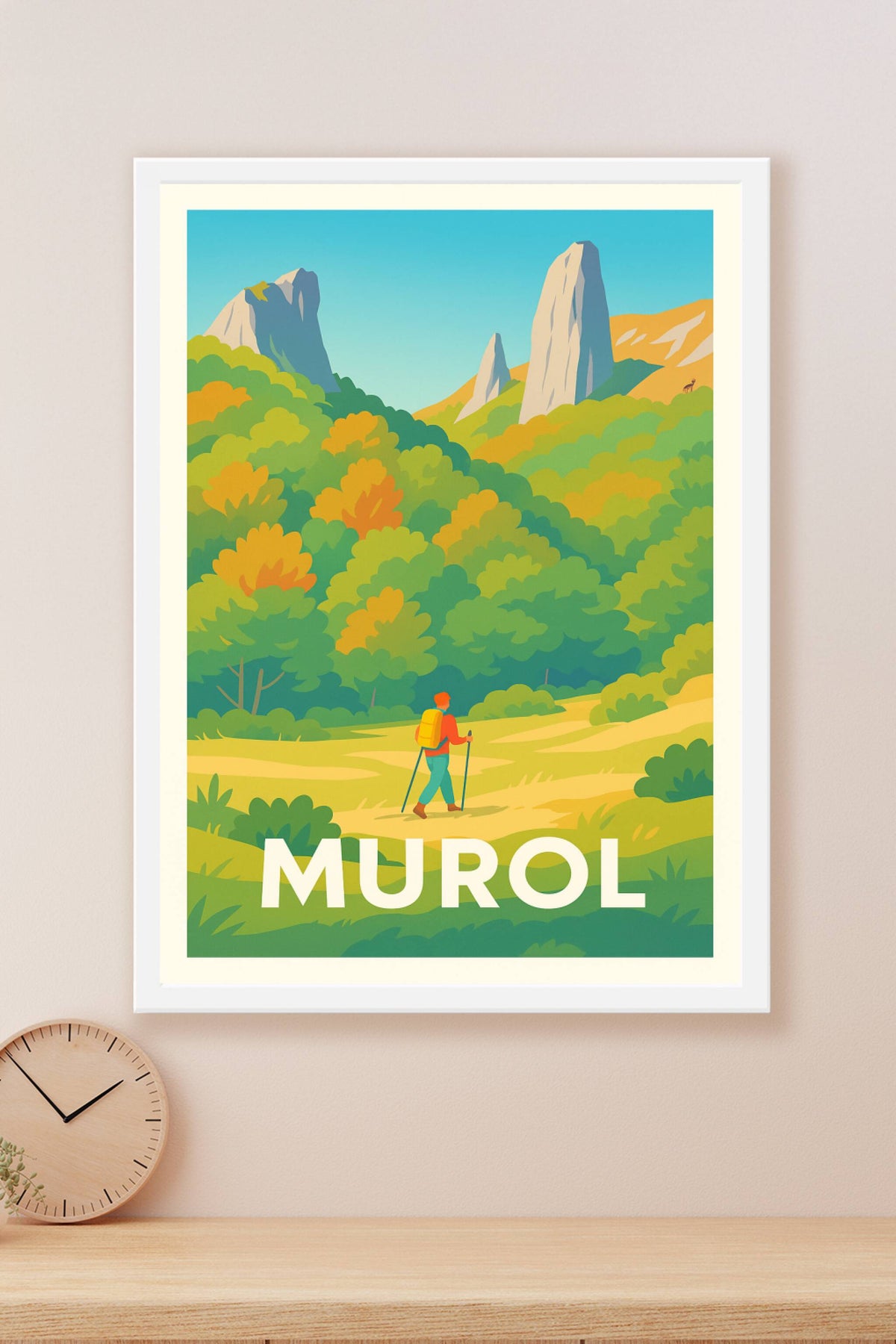 Affiche Murol — Évasion nature et randonnées en plein air · poster d'art de Murol