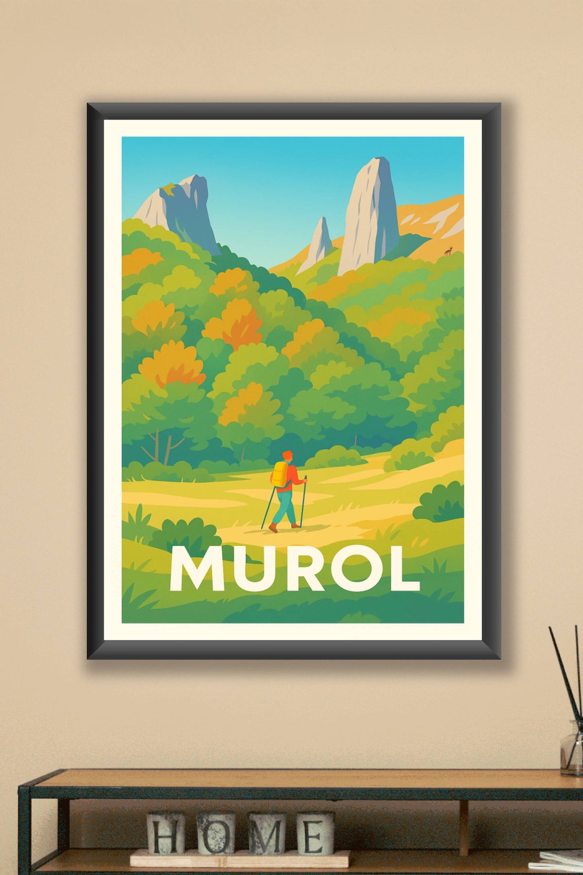 Affiche Murol — Évasion nature et randonnées en plein air · poster d'art de Murol