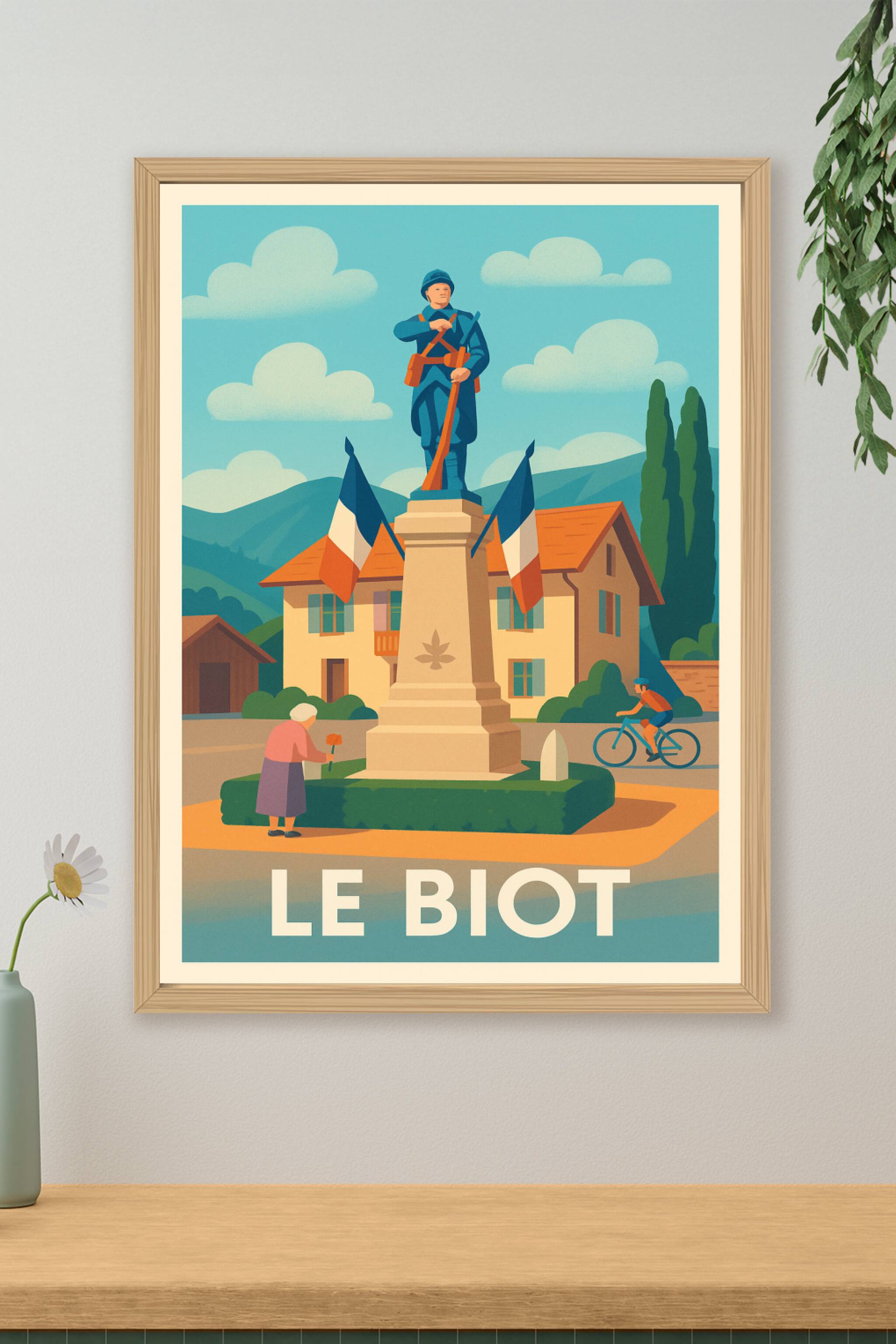 Affiche de Le Biot - Charme et Mémoire d'un Village Authentique