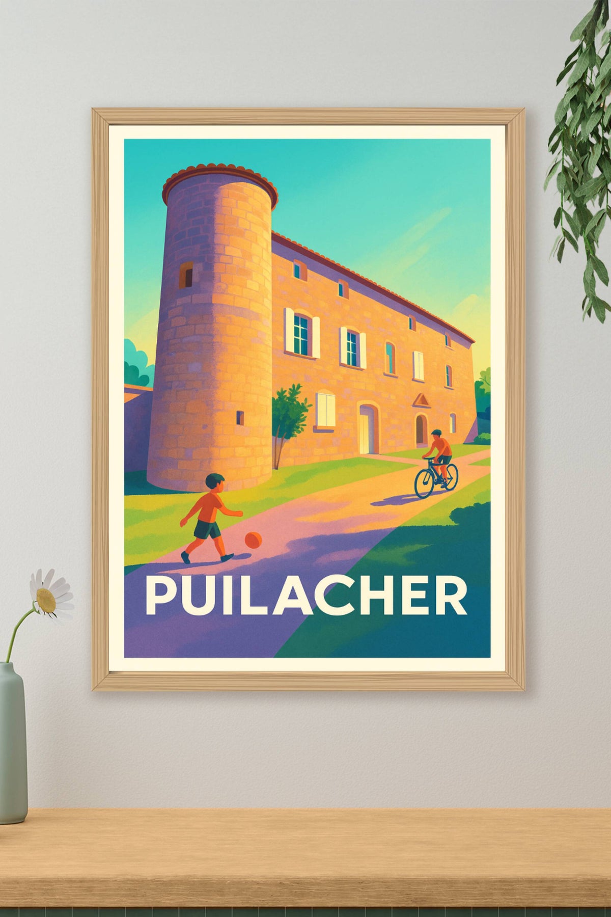 Affiche Puilacher — Douceur de vie en plein air · poster d'art de Puilacher