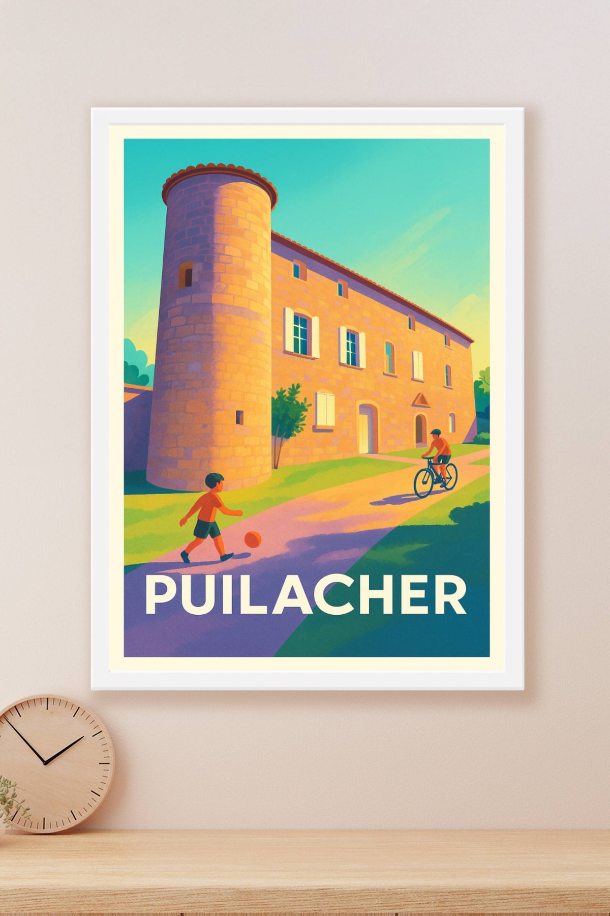 Affiche Puilacher — Douceur de vie en plein air · poster d'art de Puilacher