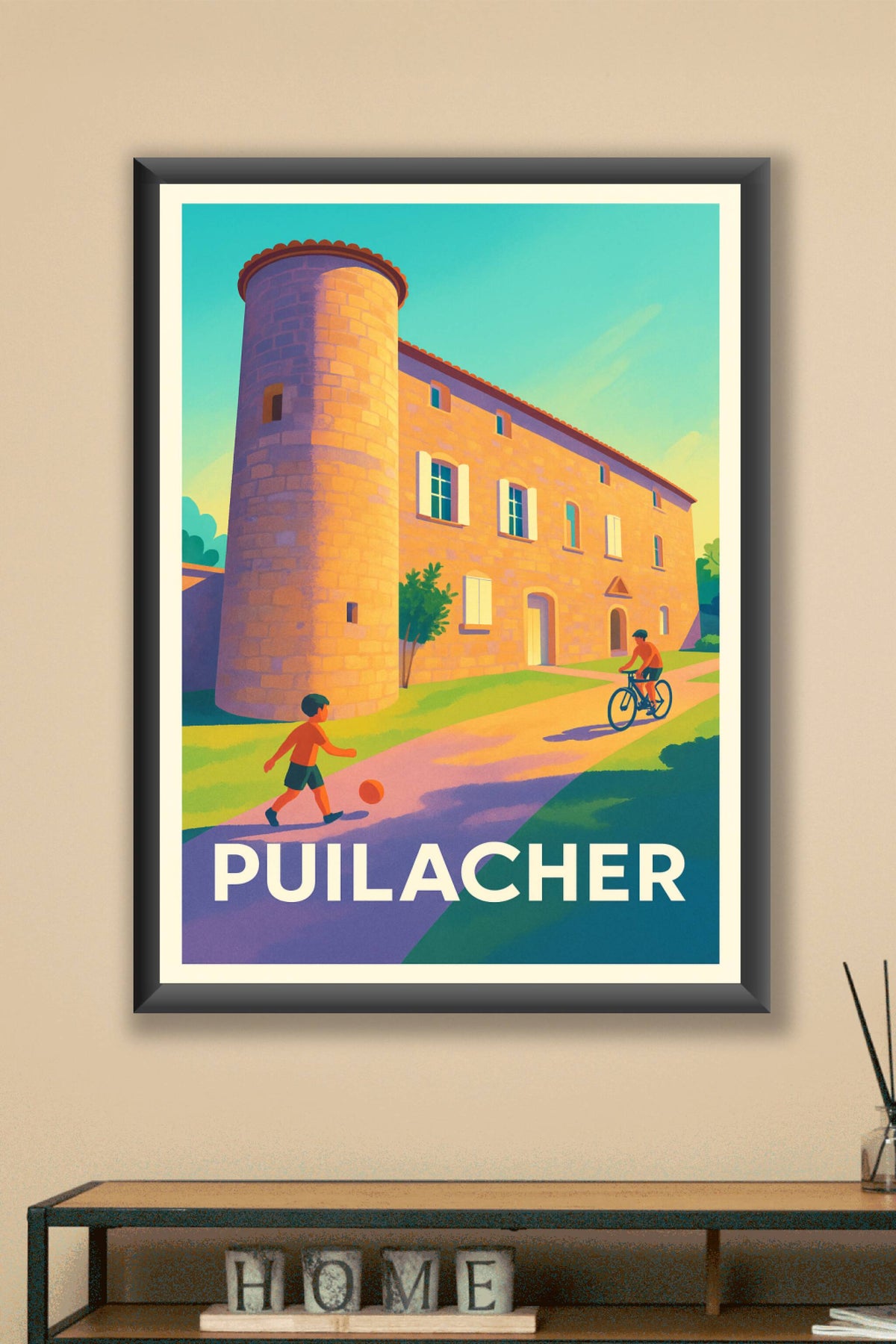 Affiche Puilacher — Douceur de vie en plein air · poster d'art de Puilacher