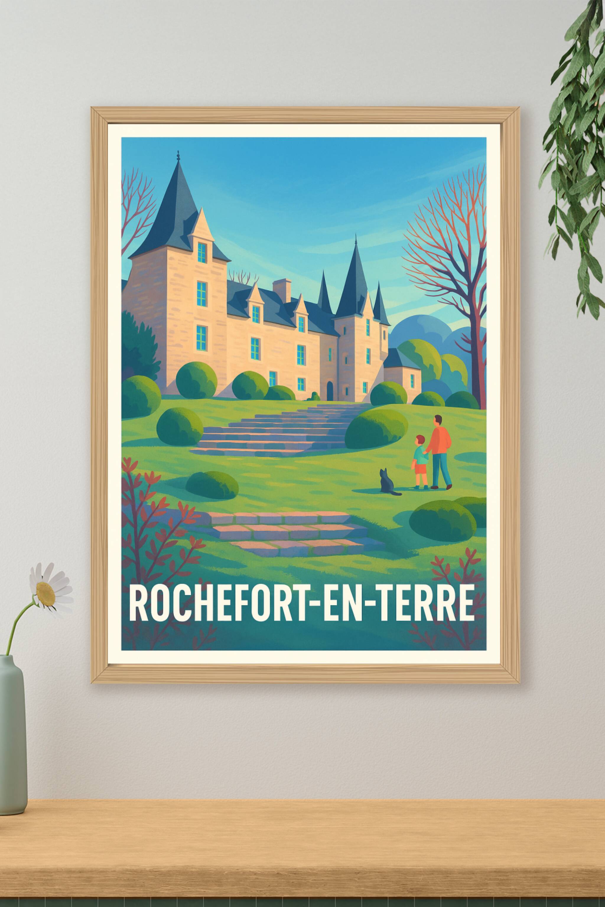 Affiche de Rochefort-en-Terre - Charme et histoire bretonne