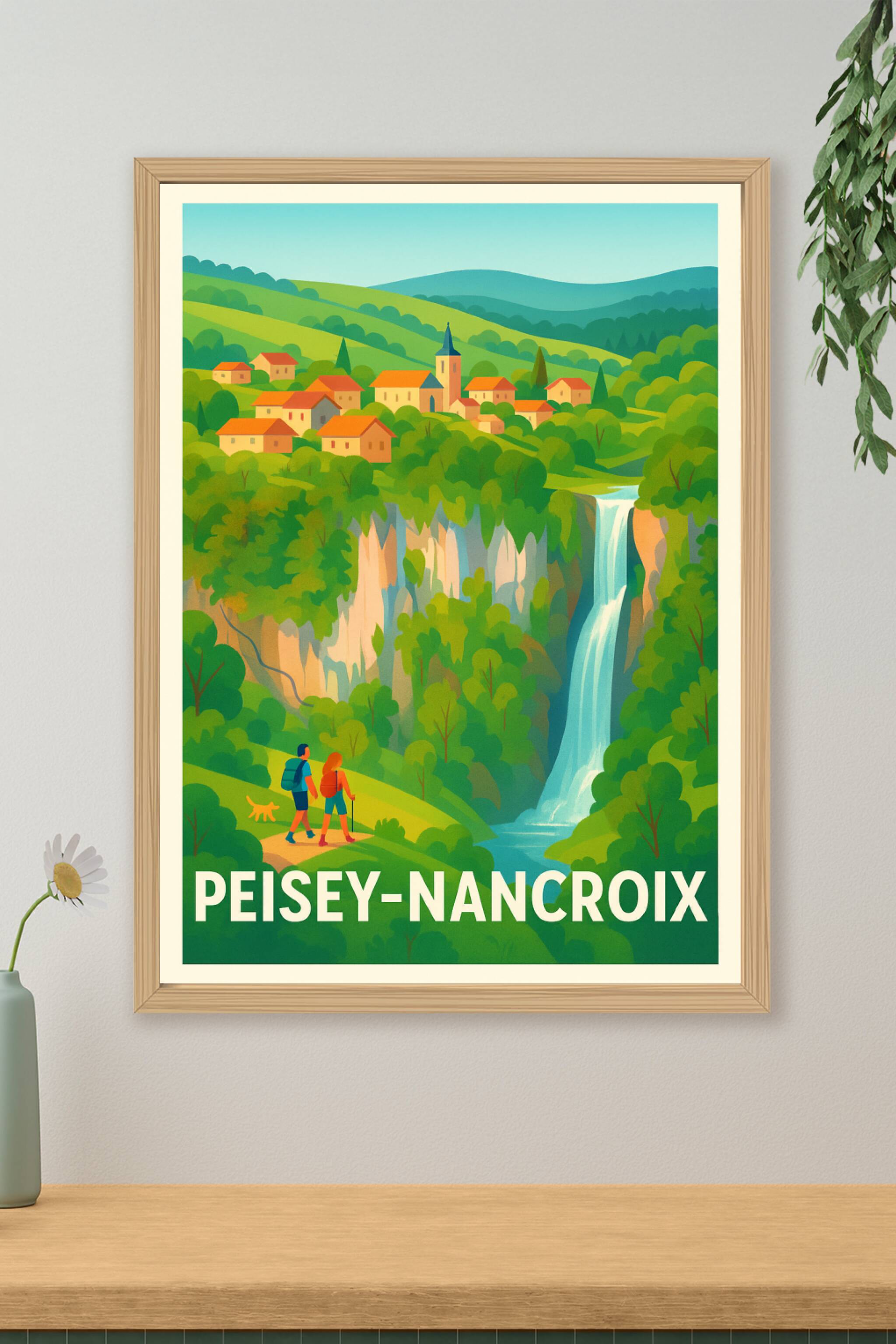 Affiche de Peisey-Nancroix - Évasion nature et cascades paisibles