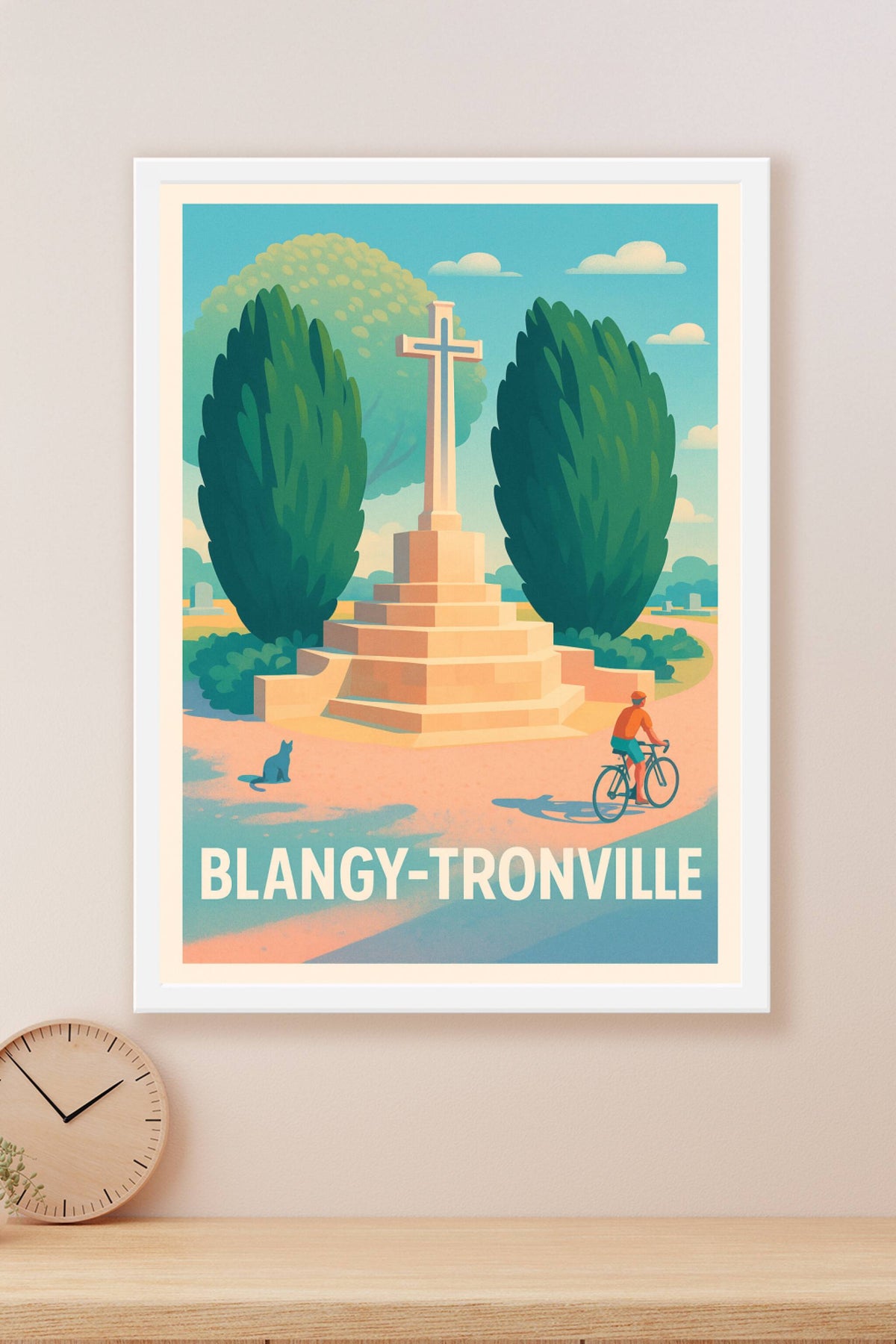 Affiche Blangy-Tronville — Escapade paisible au cœur de la nature · poster d'art de Blangy-Tronville