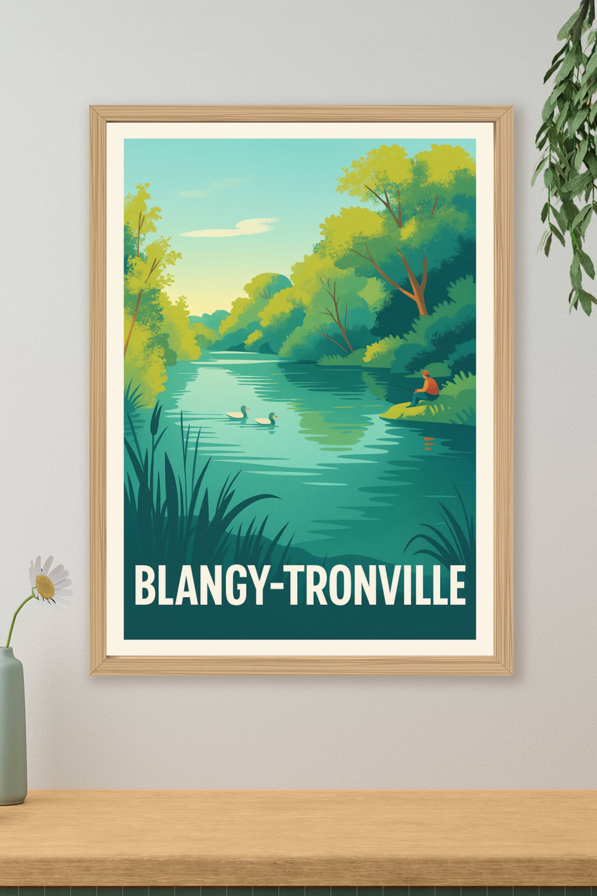 Affiche de Blangy-Tronville - Évasion paisible au fil de l'eau