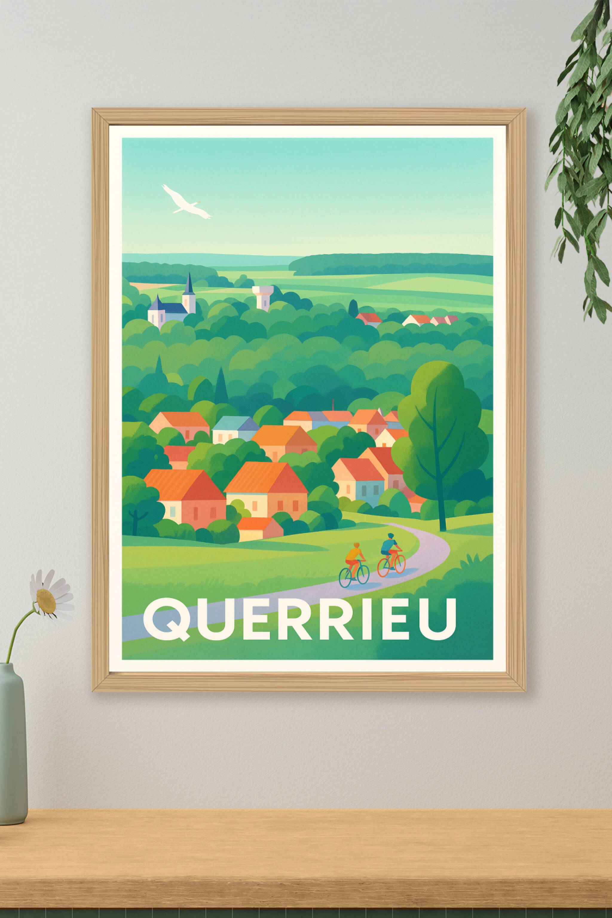 Affiche de Querrieu - Balade bucolique entre nature et village