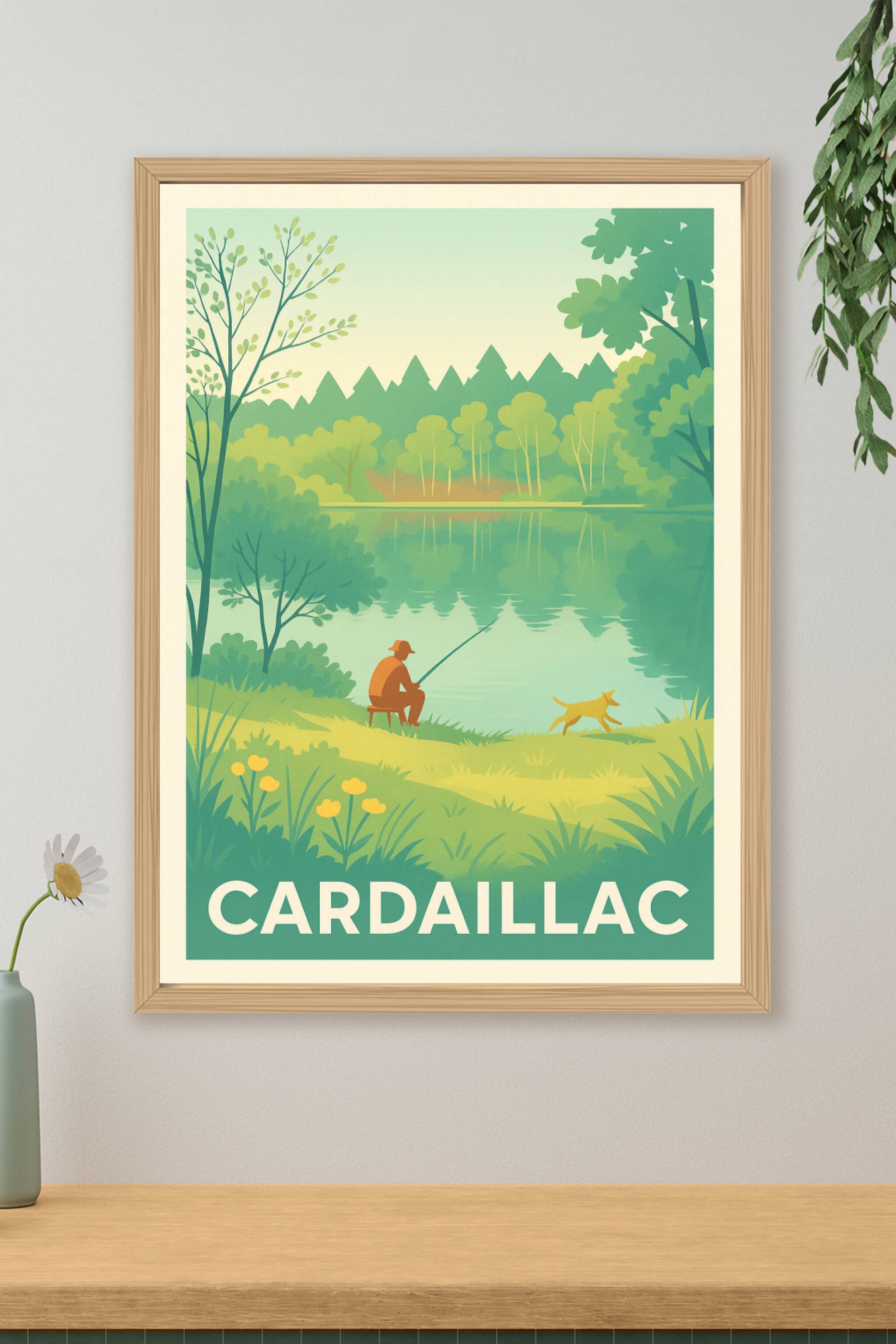 Affiche de Cardaillac - Sérénité au bord de l'eau
