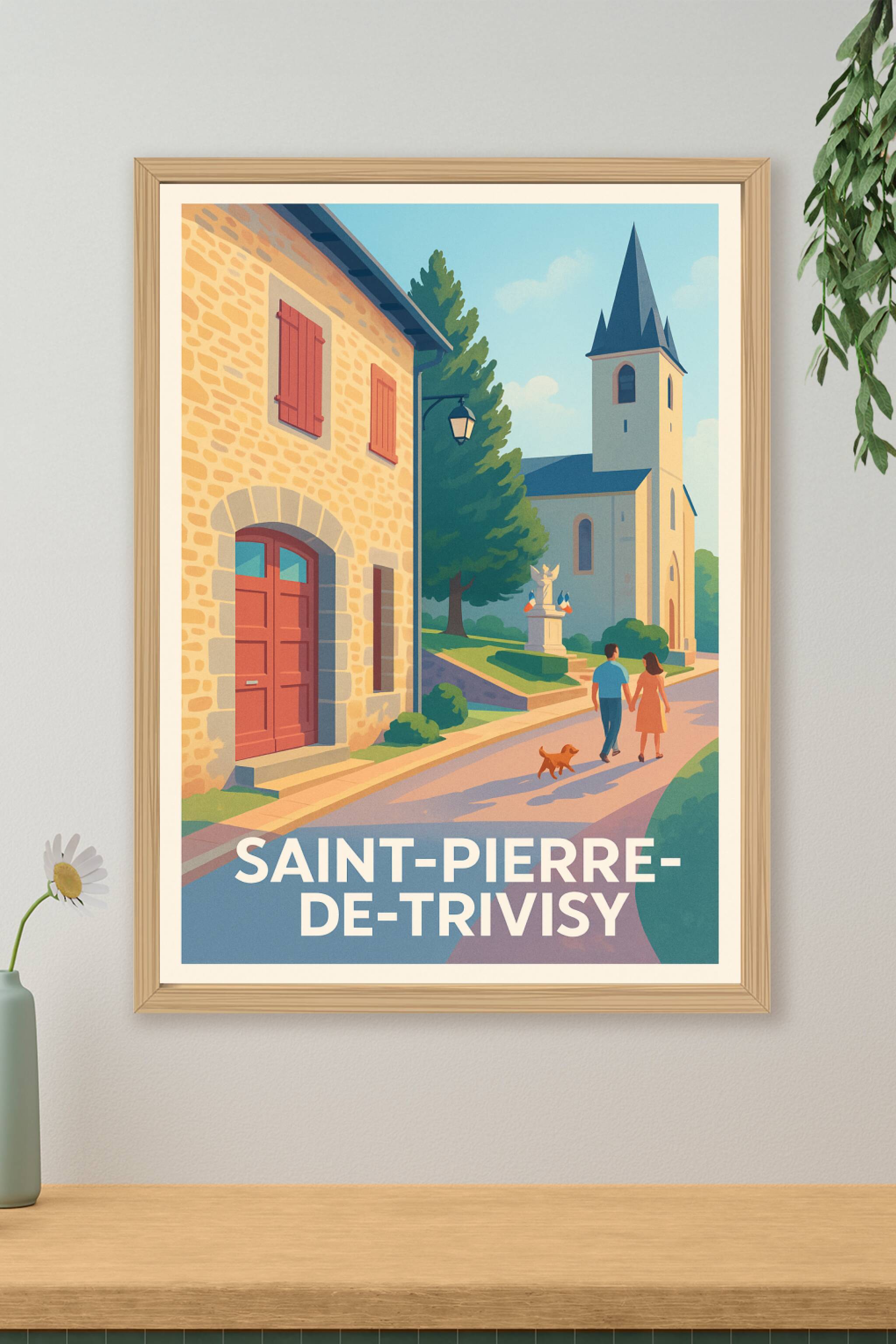 Affiche de Saint-Pierre-de-Trivisy - Charme et sérénité d'un village authentique