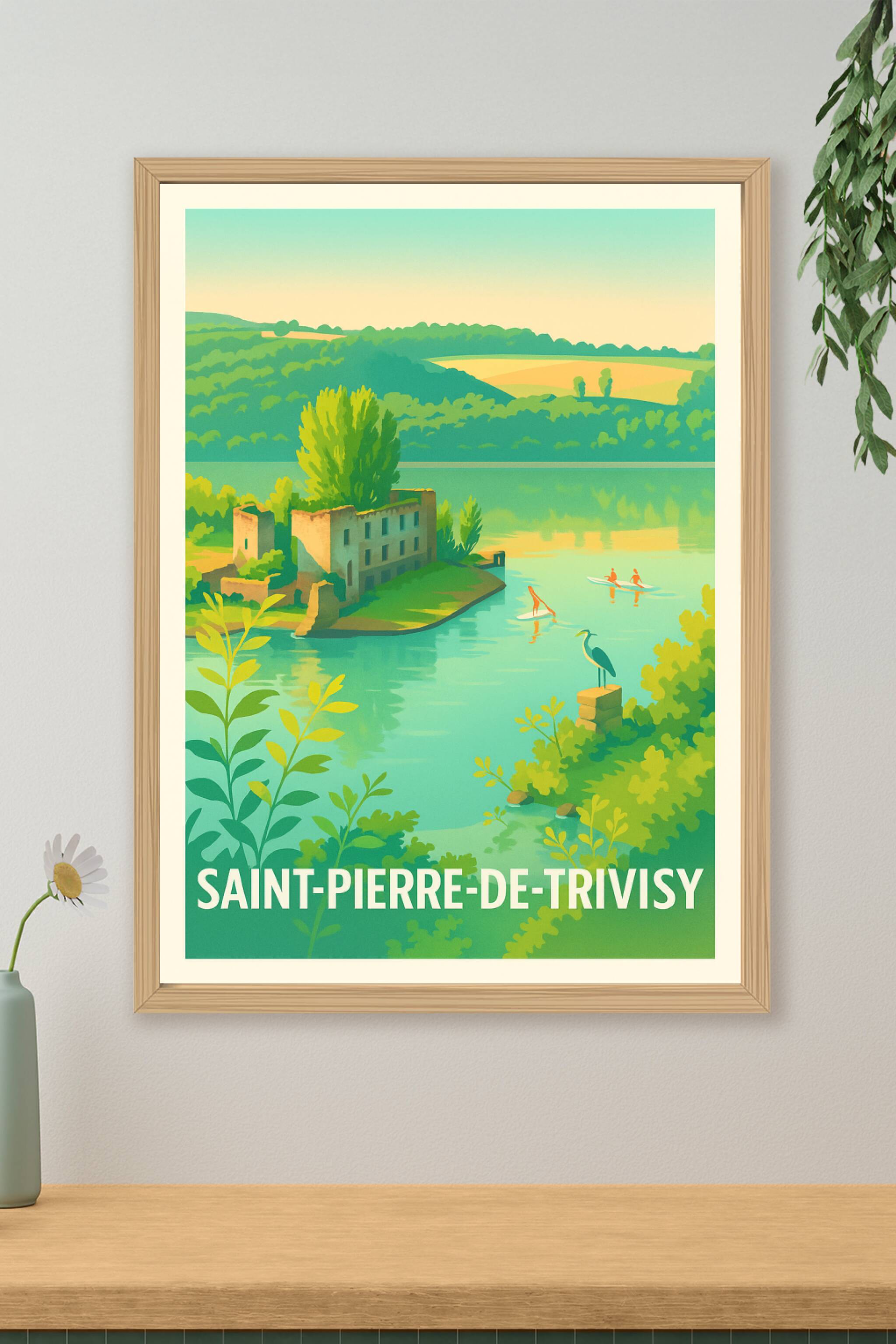 Affiche de Saint-Pierre-de-Trivisy - Évasion nature et sérénité