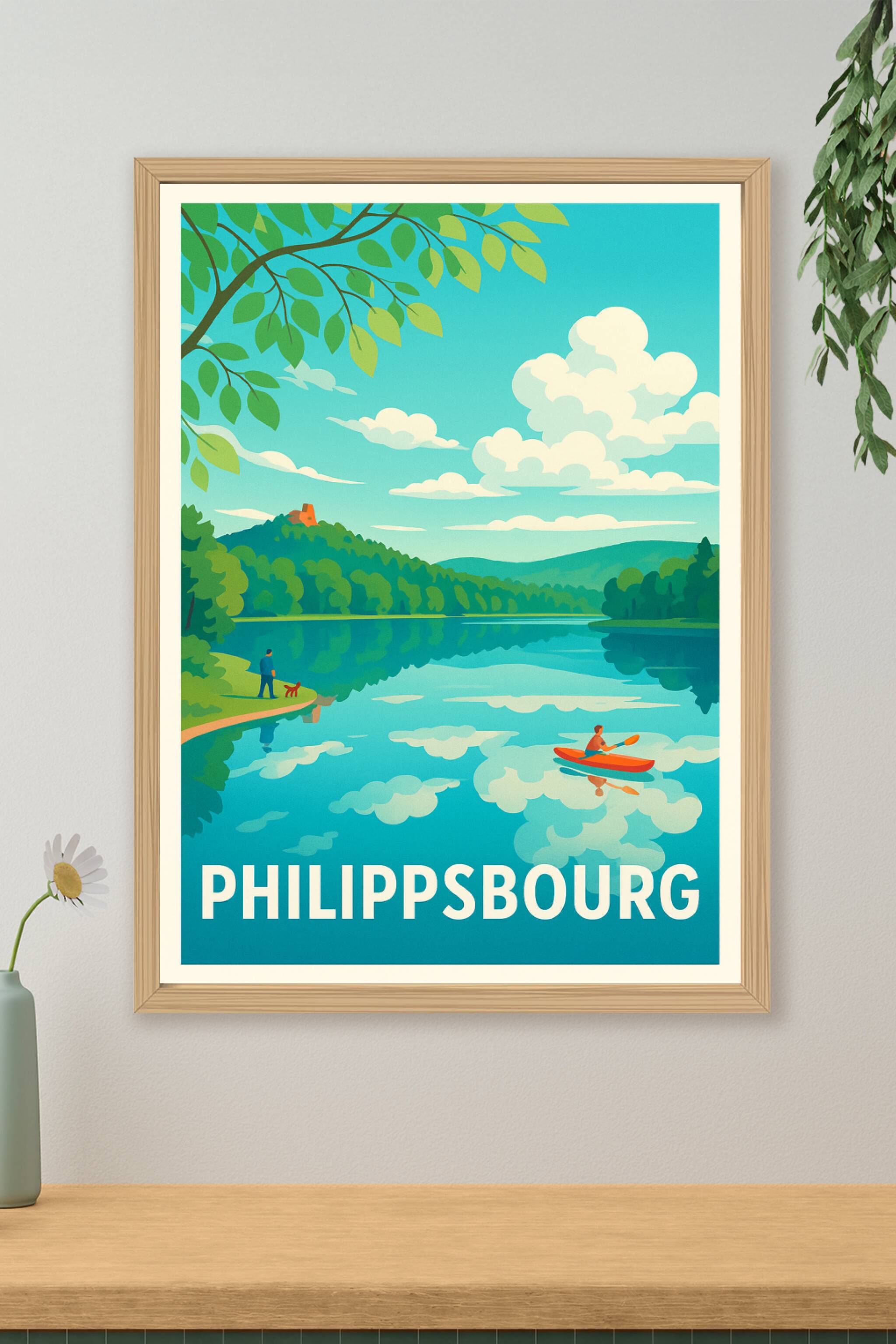 Affiche de Philippsbourg - Tranquillité au fil de l'eau