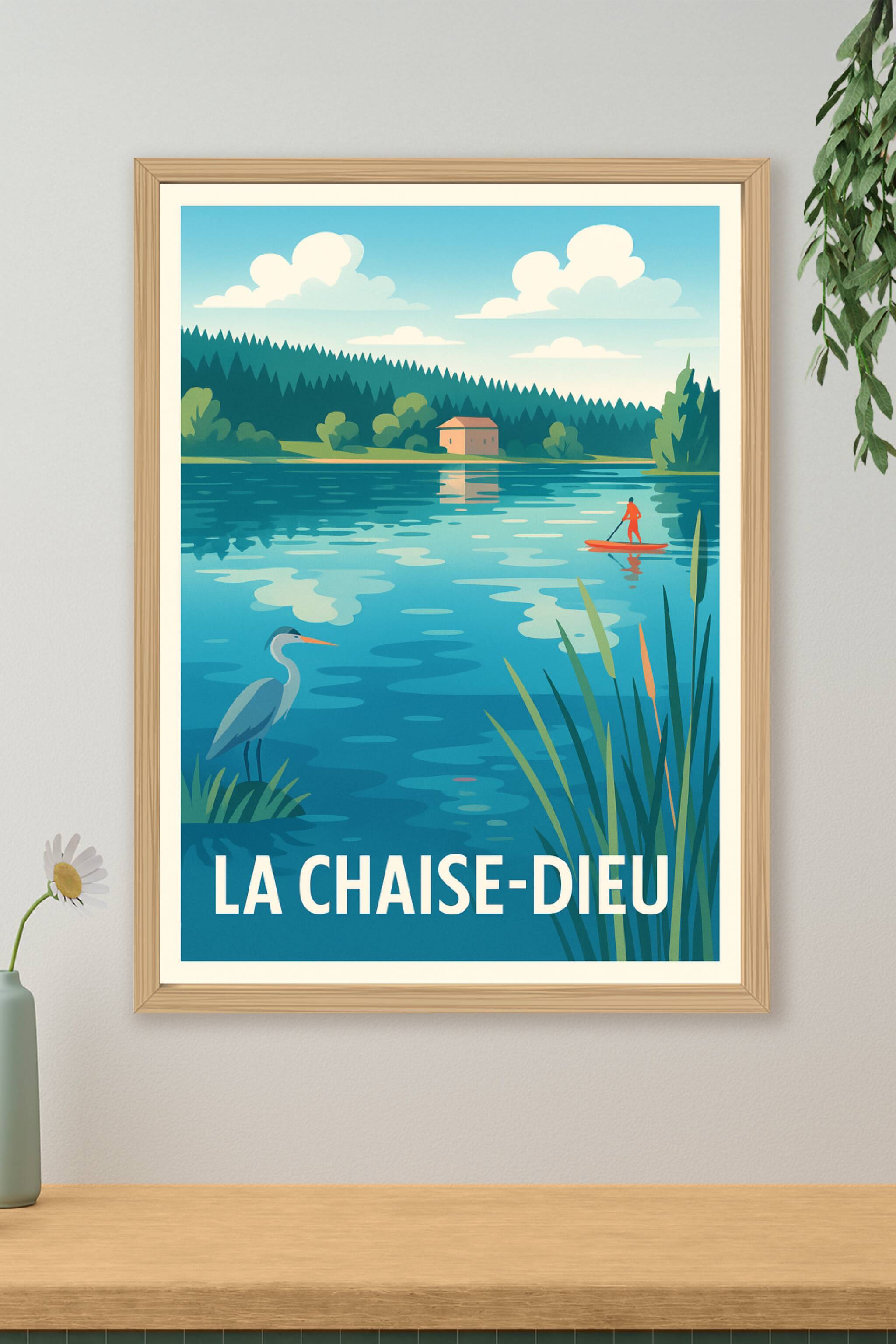 Affiche de La Chaise-Dieu - Oasis de sérénité au cœur de la nature
