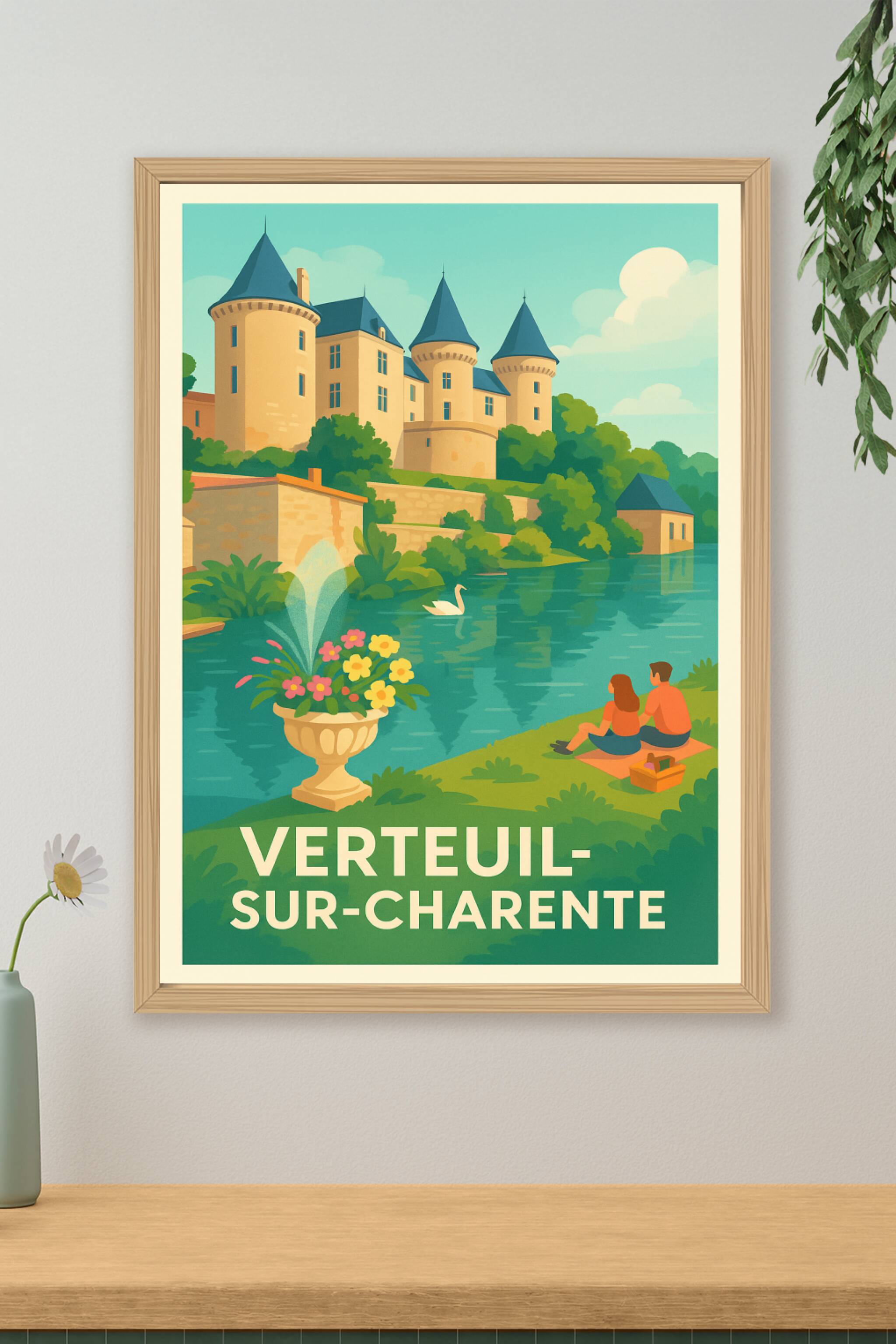 Affiche de Verteuil-sur-Charente - Escapade bucolique au château
