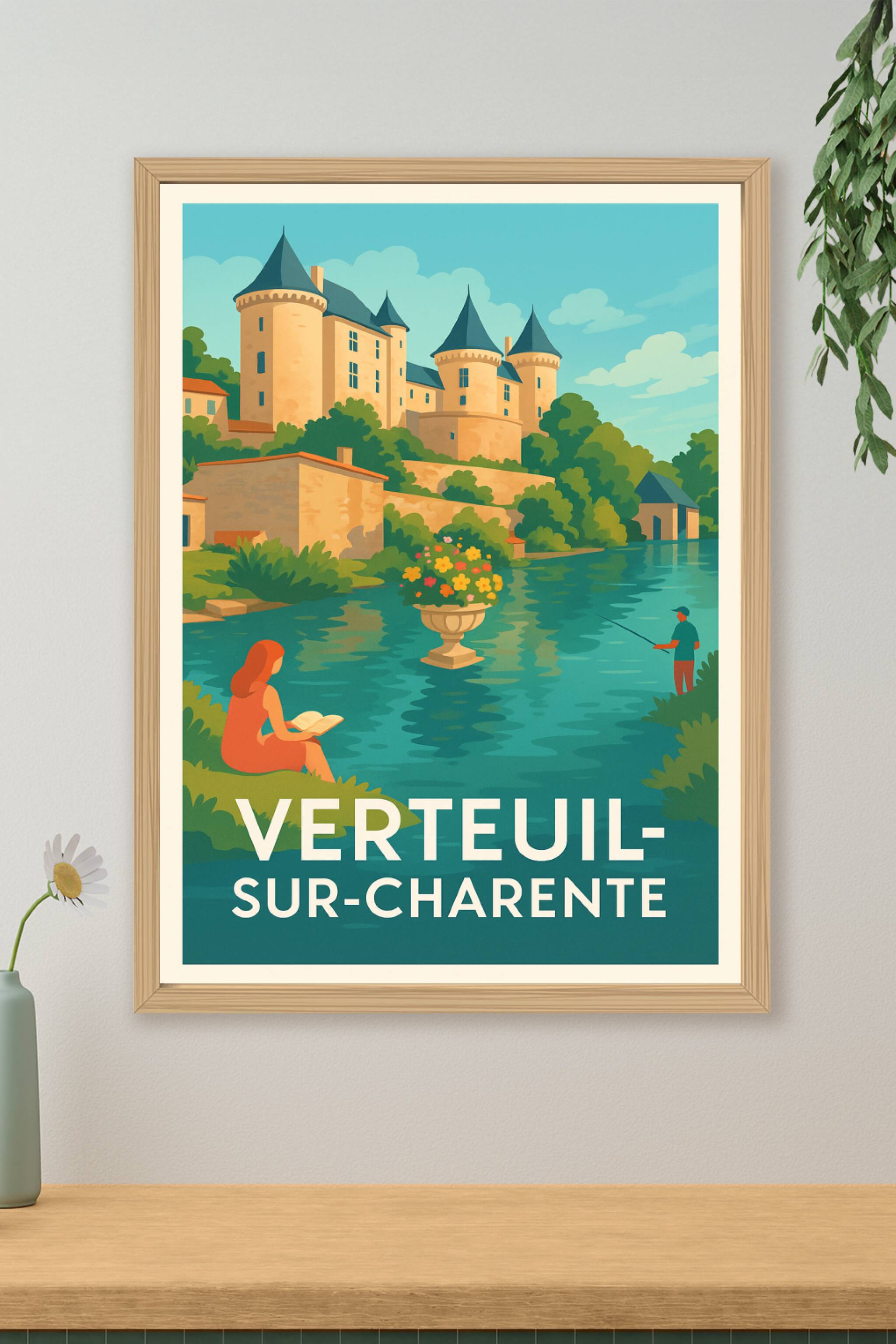 Affiche de Verteuil-sur-Charente - Havre de paix et charme historique