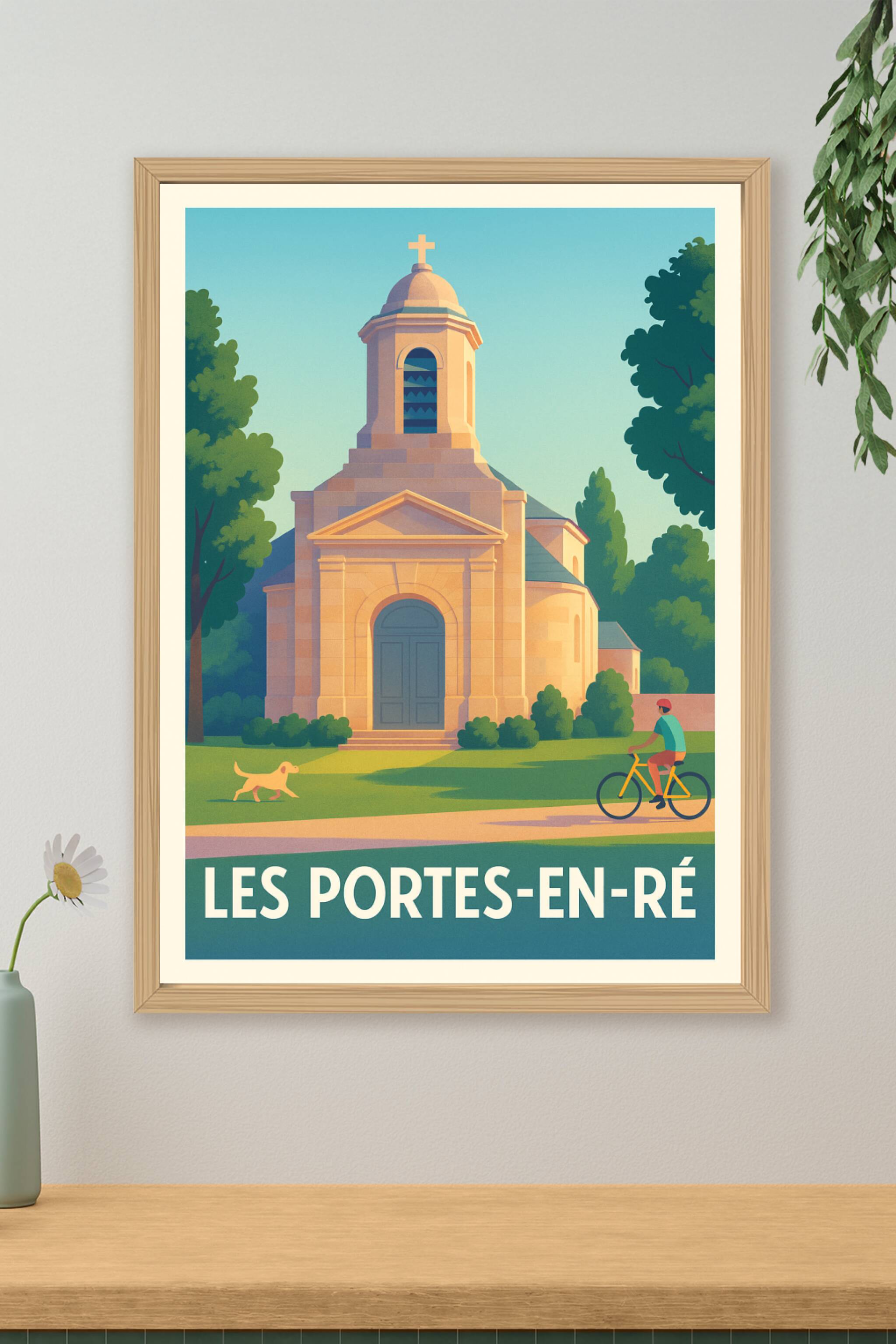 Affiche de Les Portes-en-Ré - Charme et calme insulaire