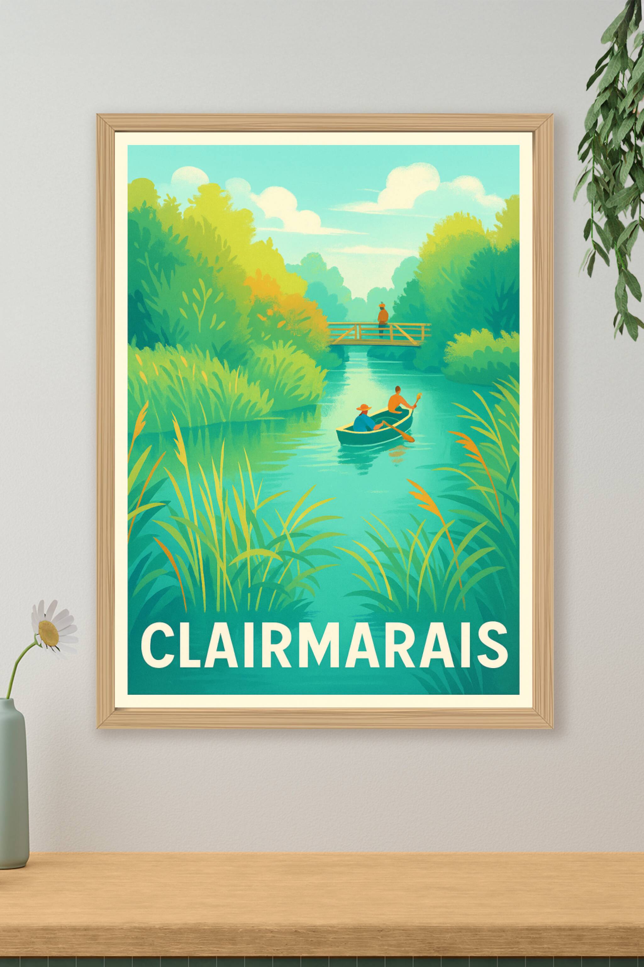 Affiche de Clairmarais - Évasion paisible au fil de l'eau