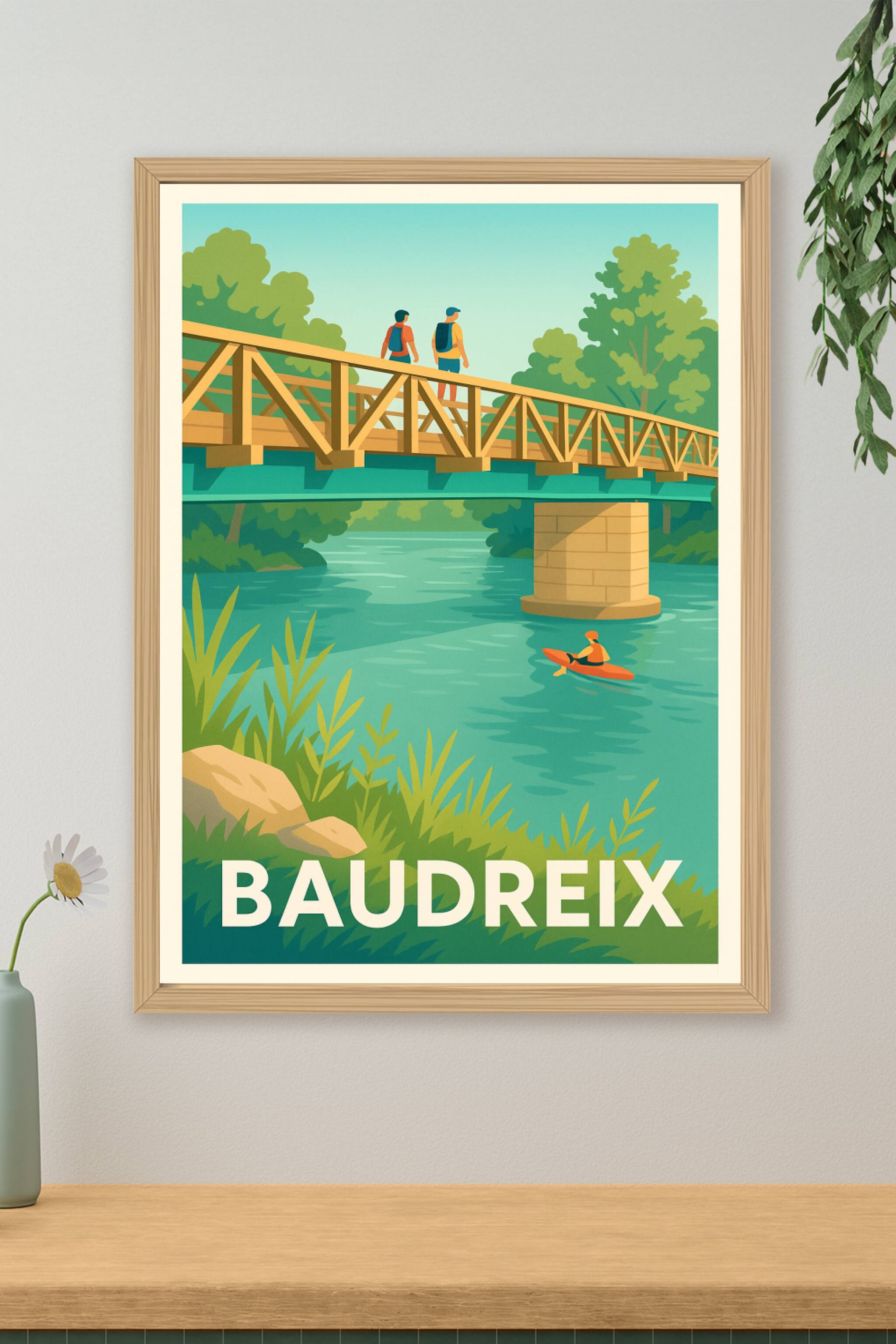 Affiche de Baudreix - Un havre de paix au fil de l'eau